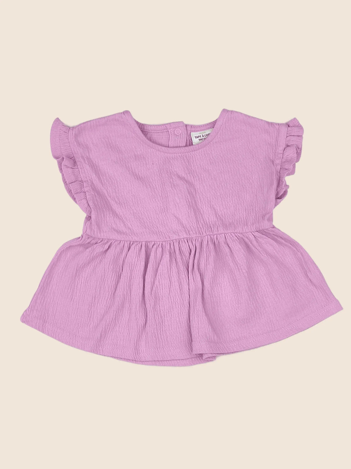 Tape à l'oeil - robe violet - 9 mois