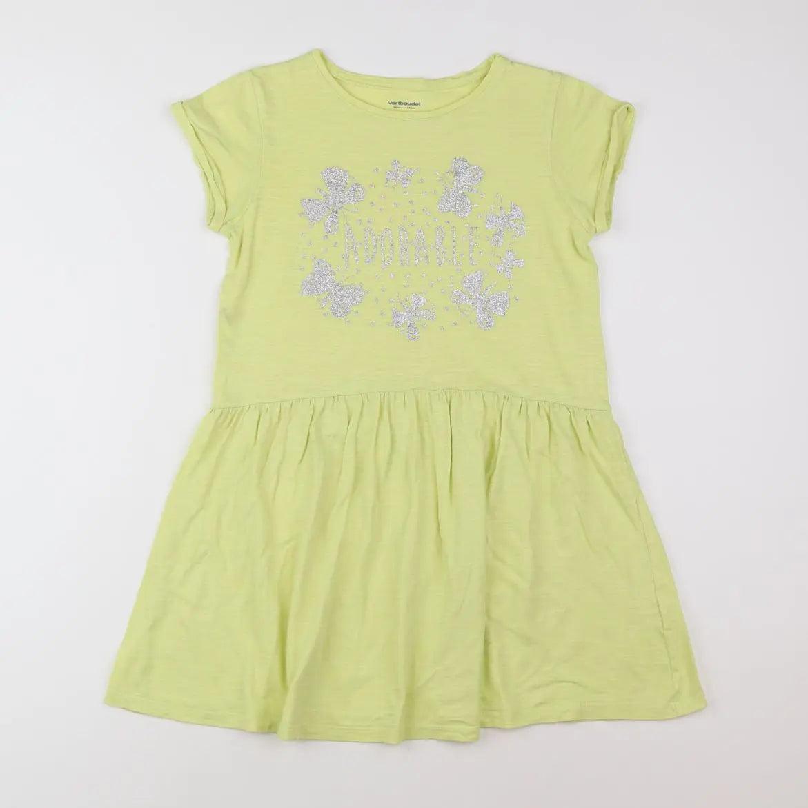 Vertbaudet - robe jaune - 10 ans