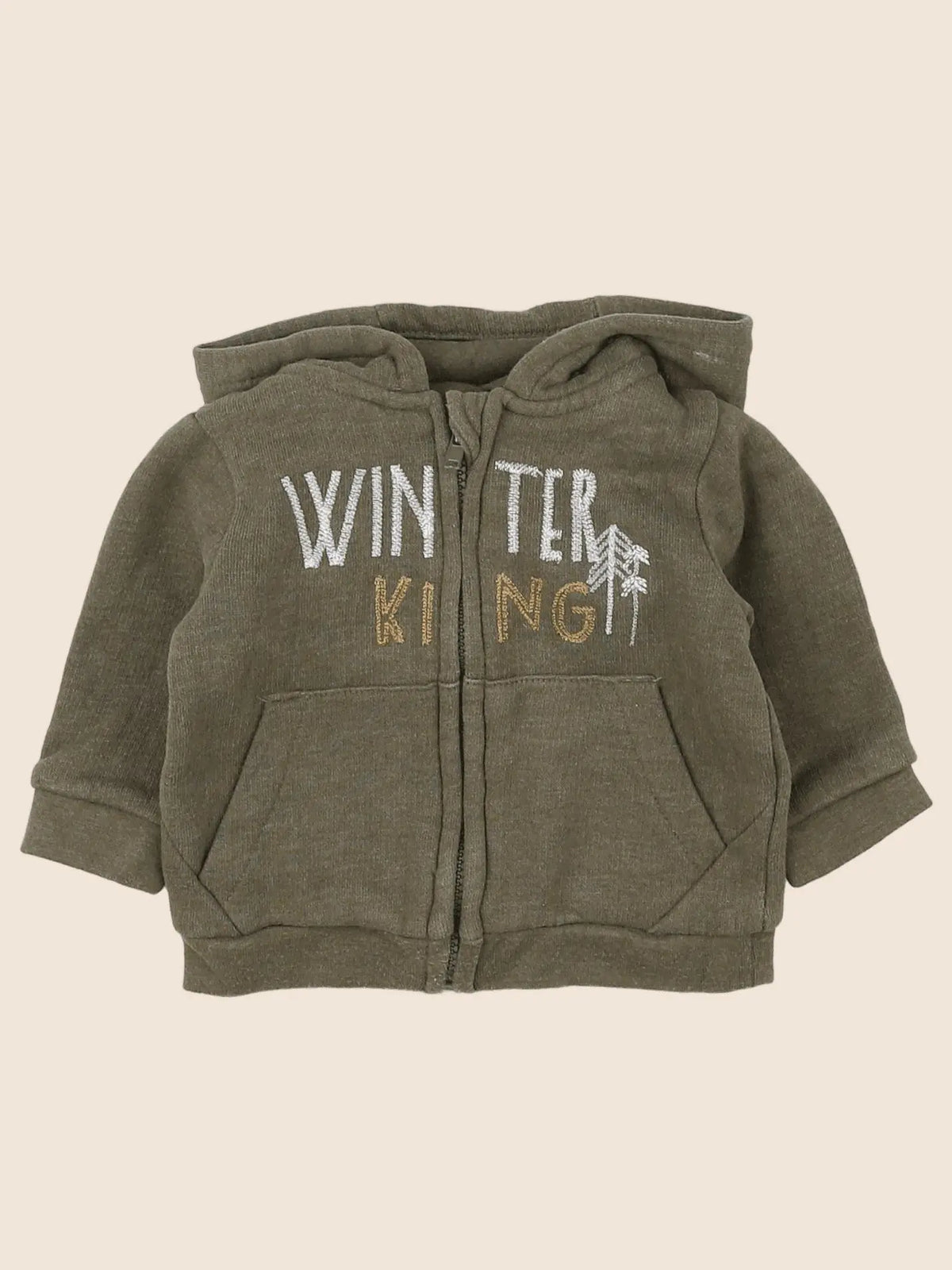 Vertbaudet - sweat vert - 3 mois