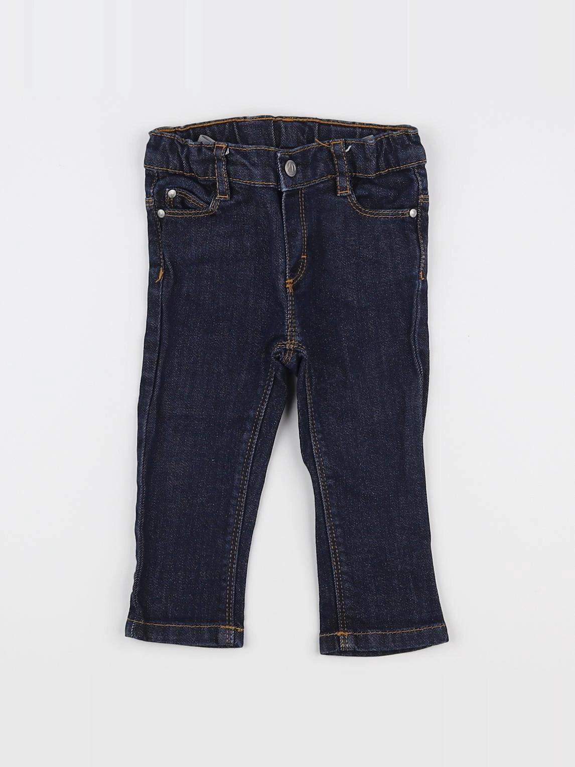 Petit Bateau - jean bleu - 12 mois