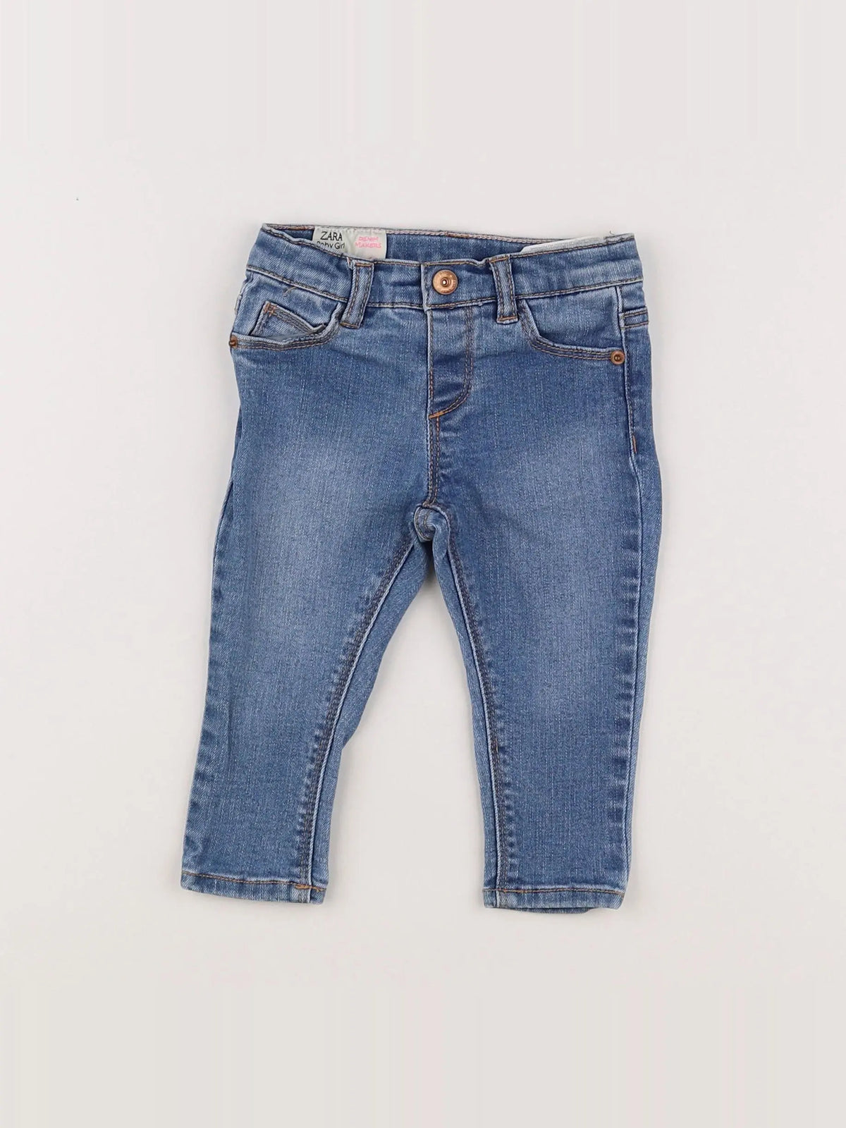 Zara - jean bleu - 6/9 mois