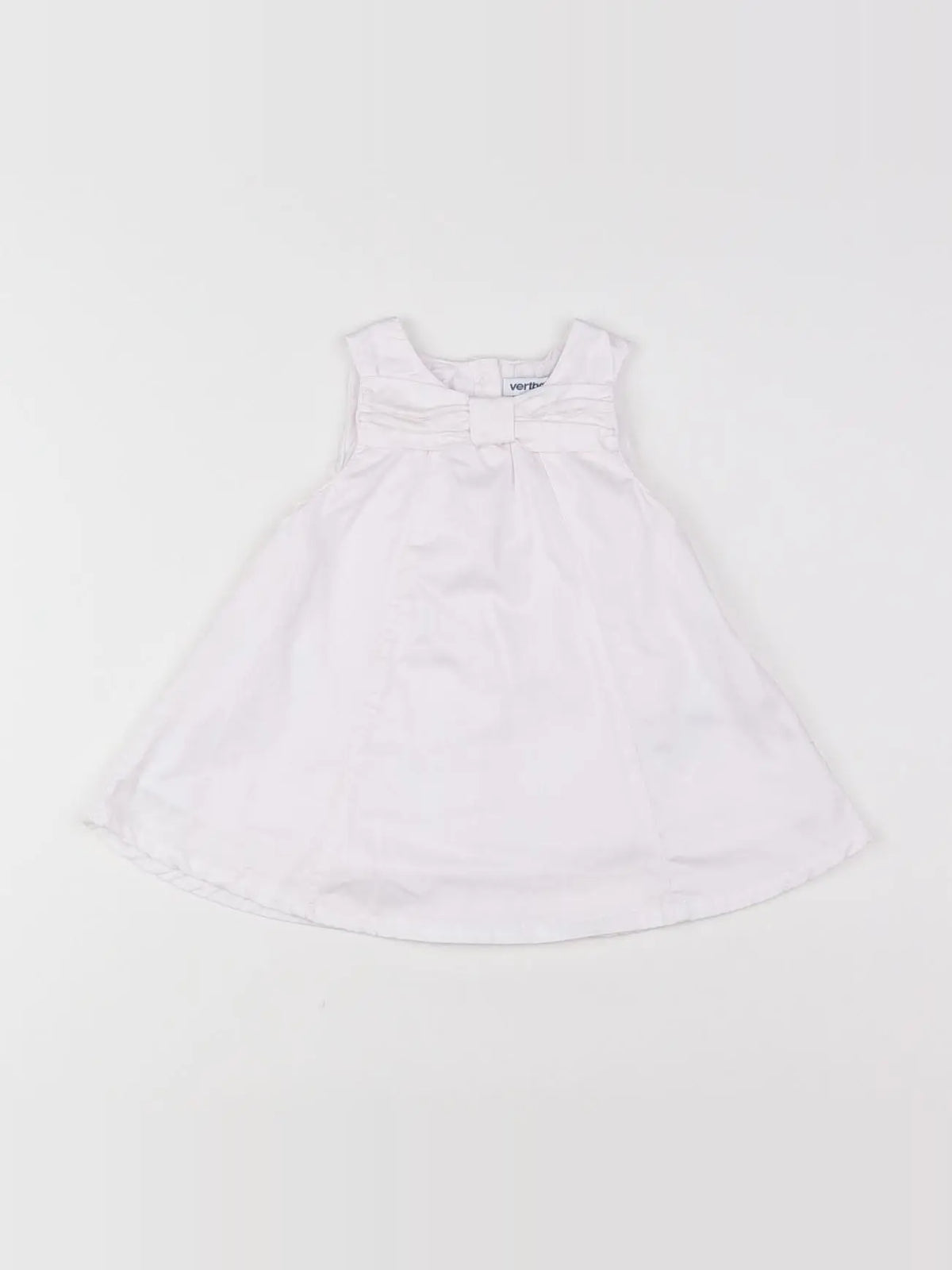 Vertbaudet - robe blanc - 3 mois