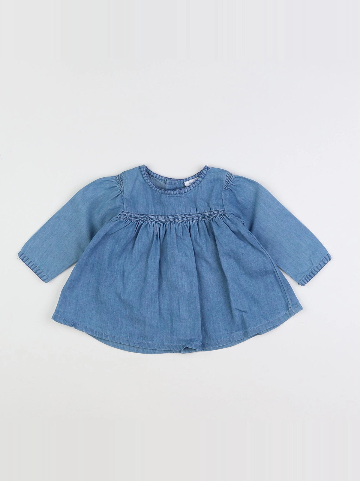Boutchou - blouse bleu - 6 mois