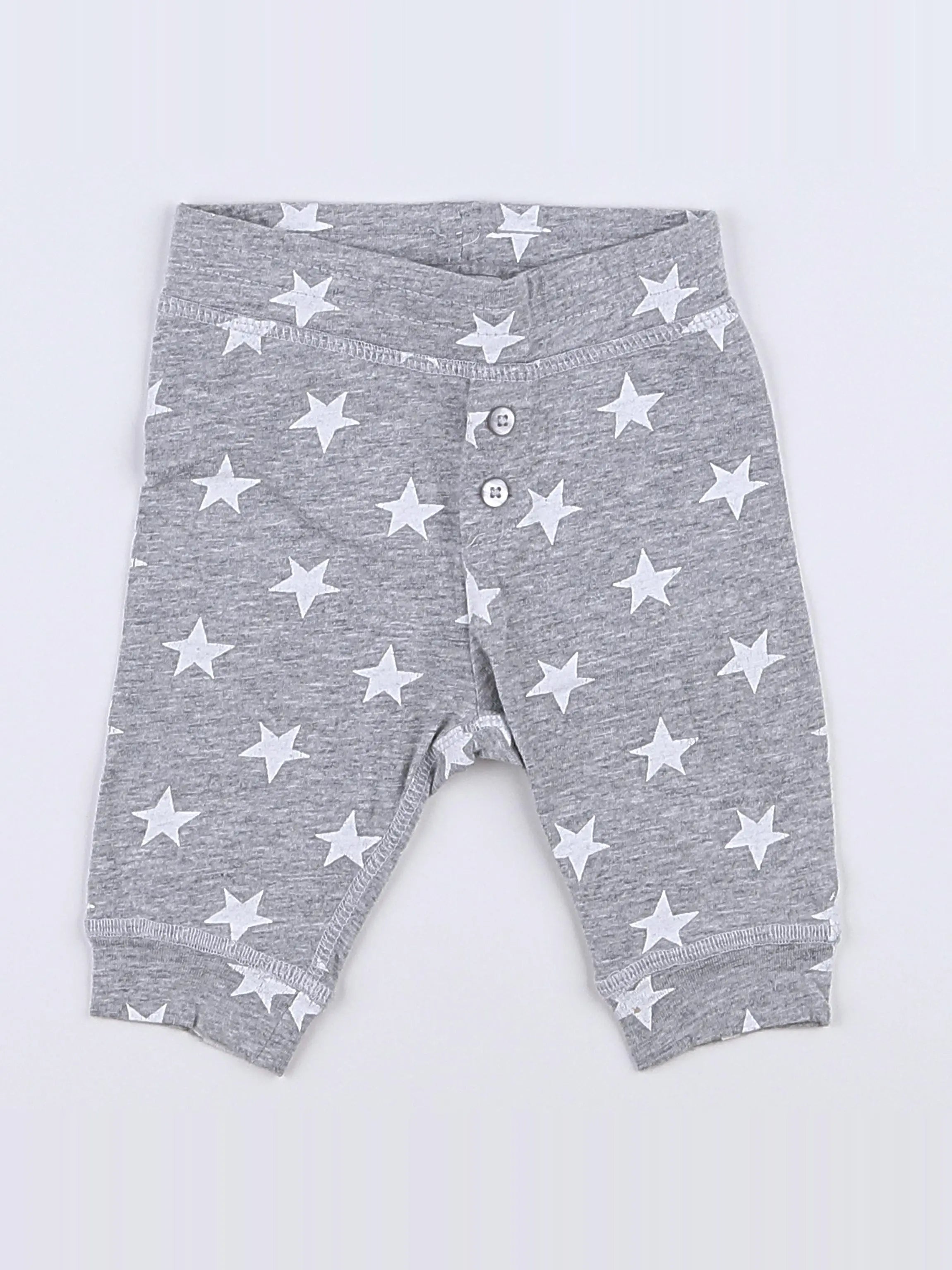 La Redoute - legging gris, blanc - 3 mois