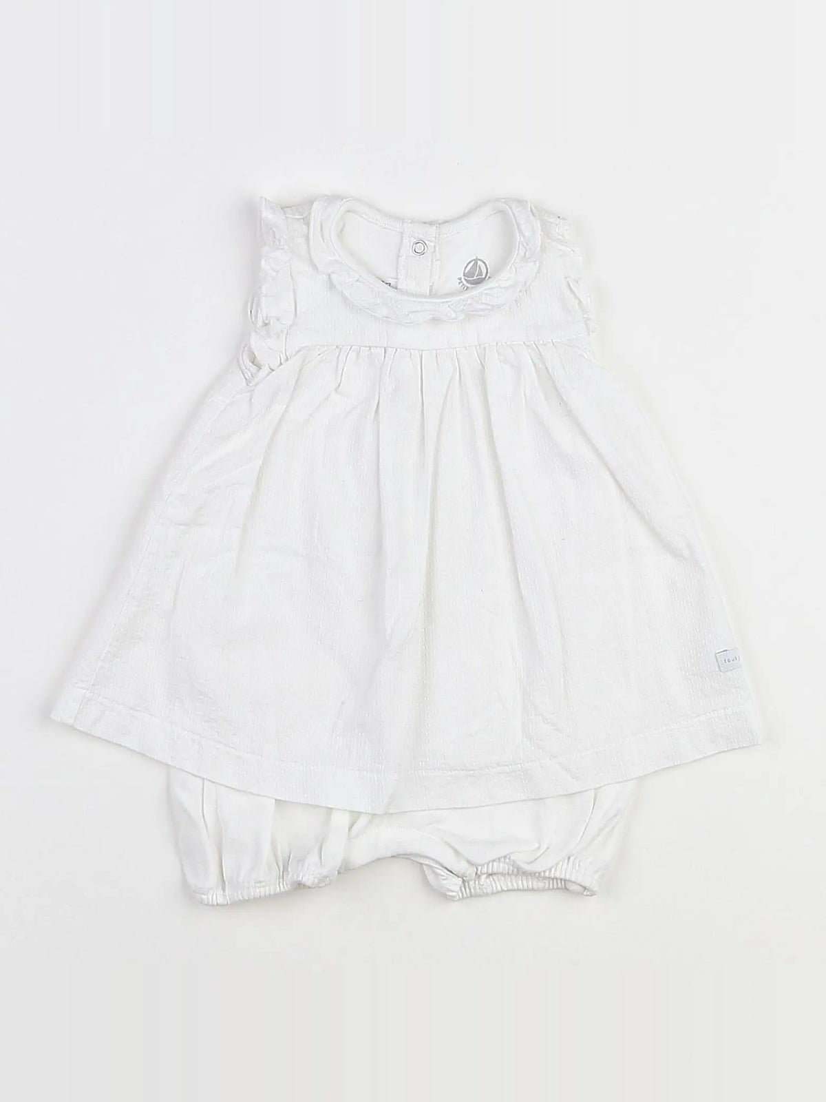Petit Bateau - combinaison blanc - 3 mois