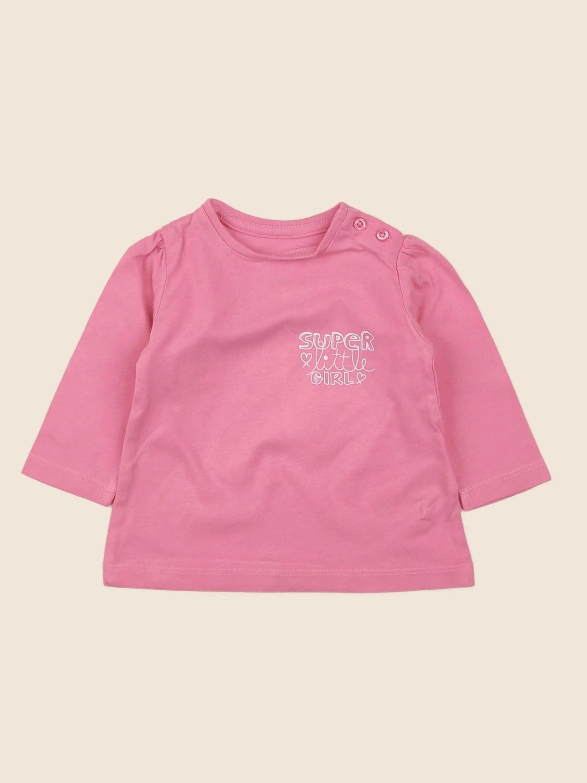 Vertbaudet - tee-shirt rose - 3 mois