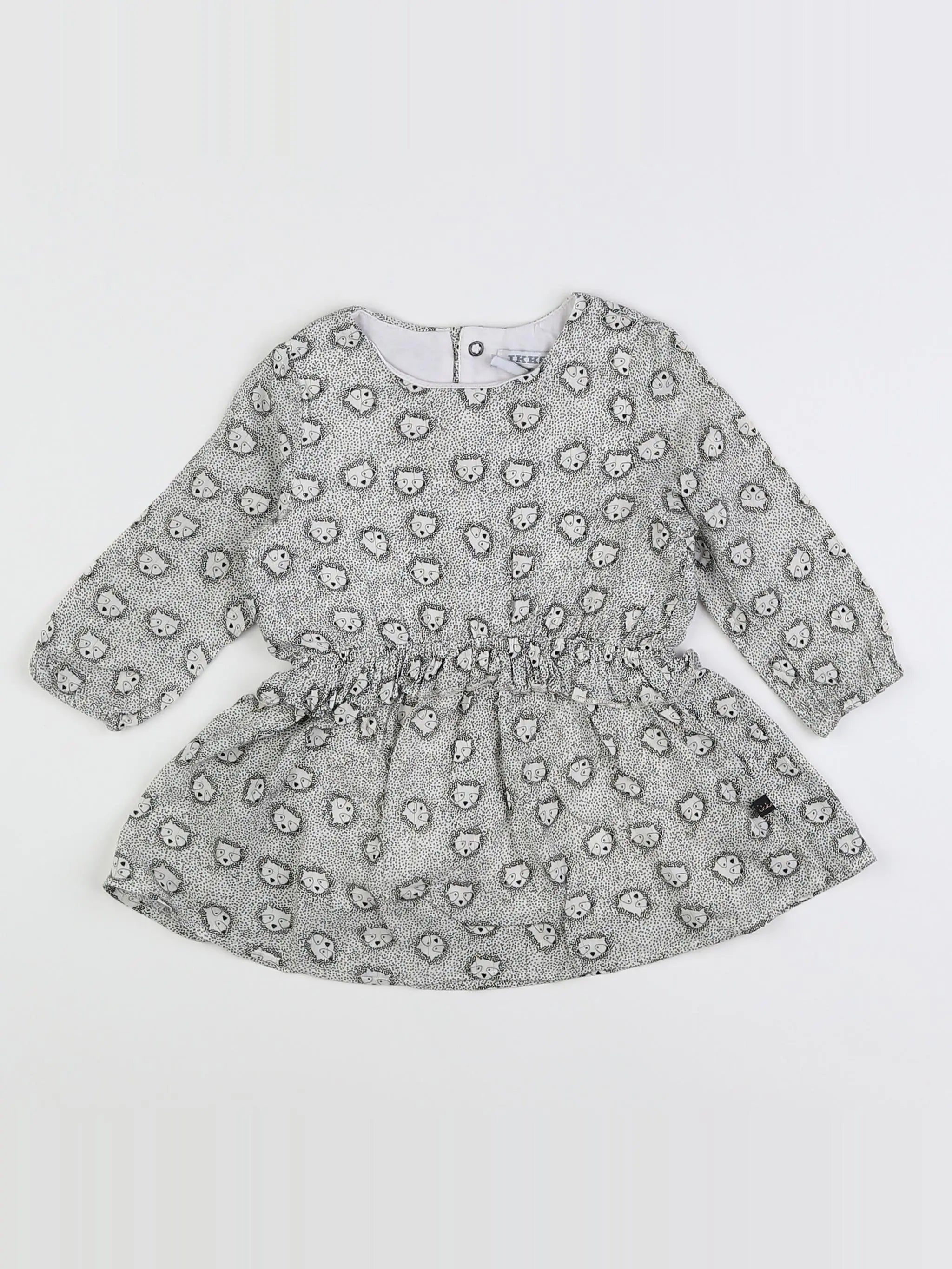 IKKS - robe gris - 6 mois