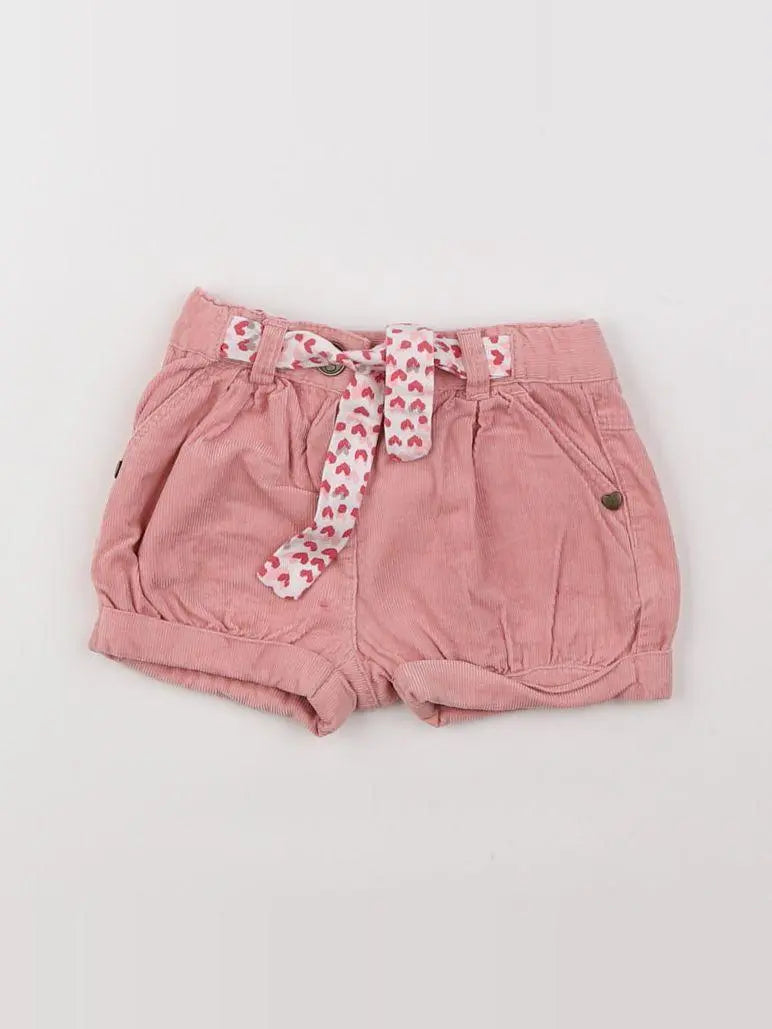 Tape à l'oeil - short rose - 3 mois