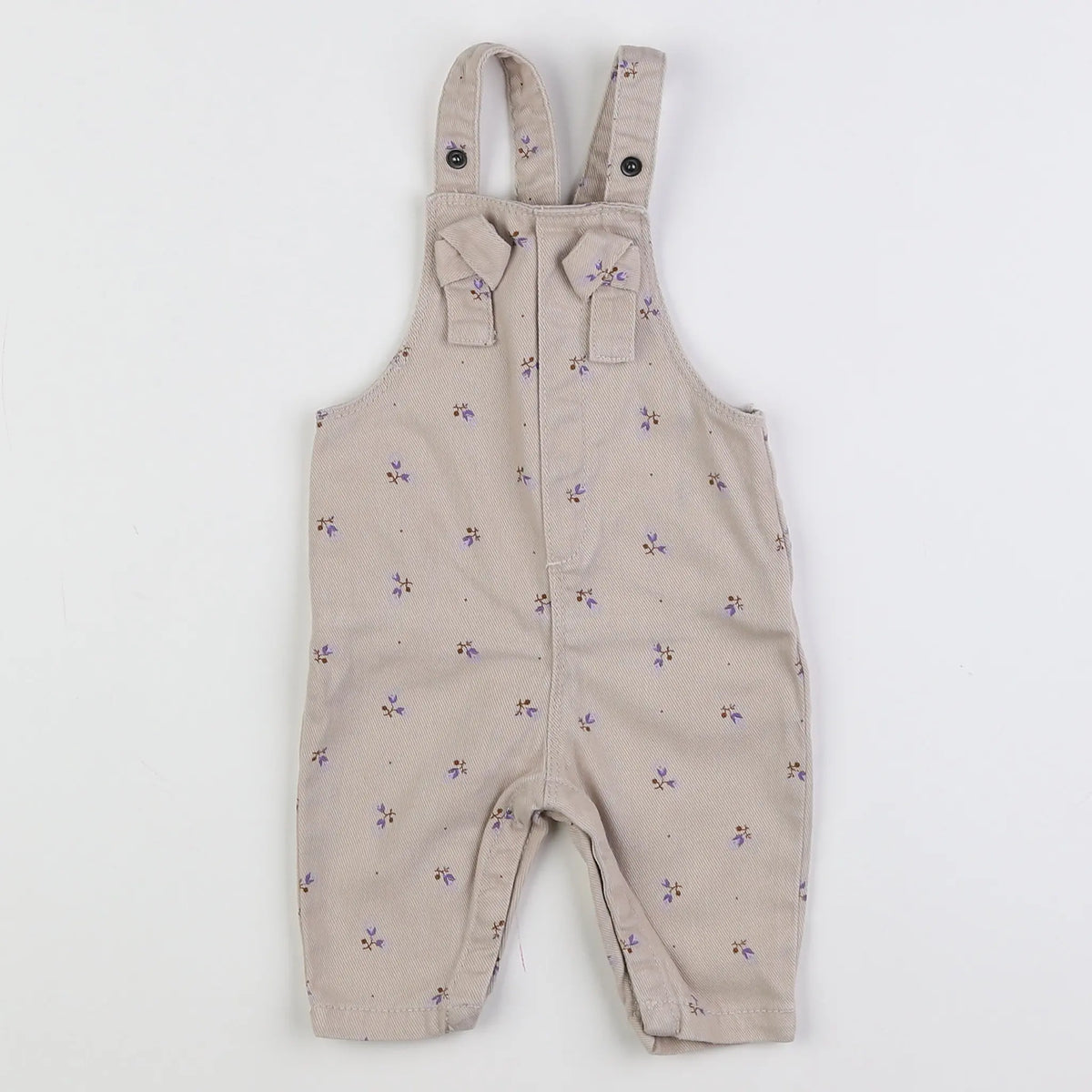 Vertbaudet - salopette marron - 3 mois