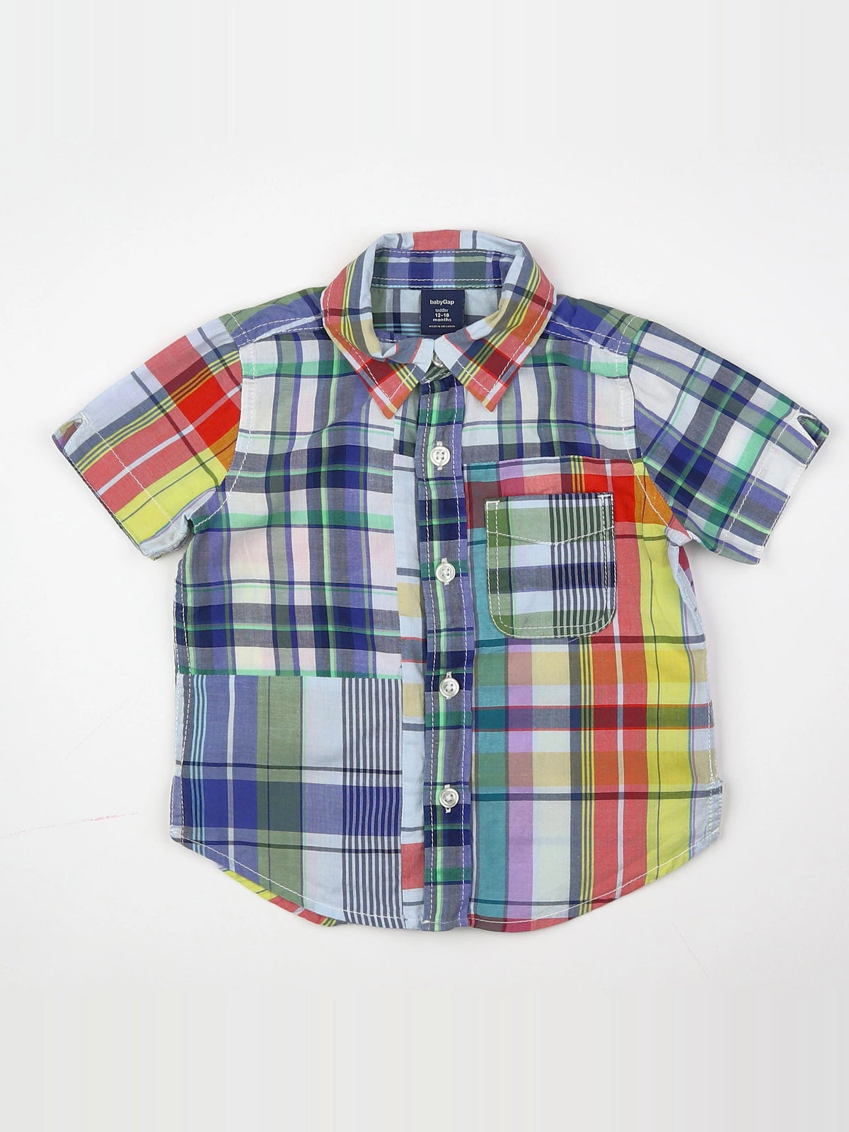 GAP - chemise bleu - 12/18 mois