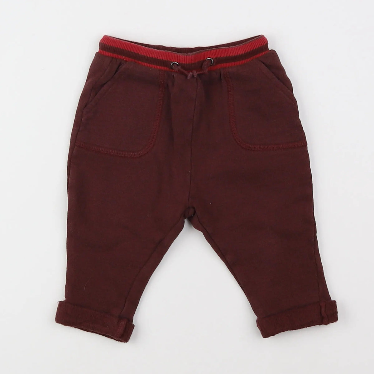 Vertbaudet - jogging rouge - 3 mois