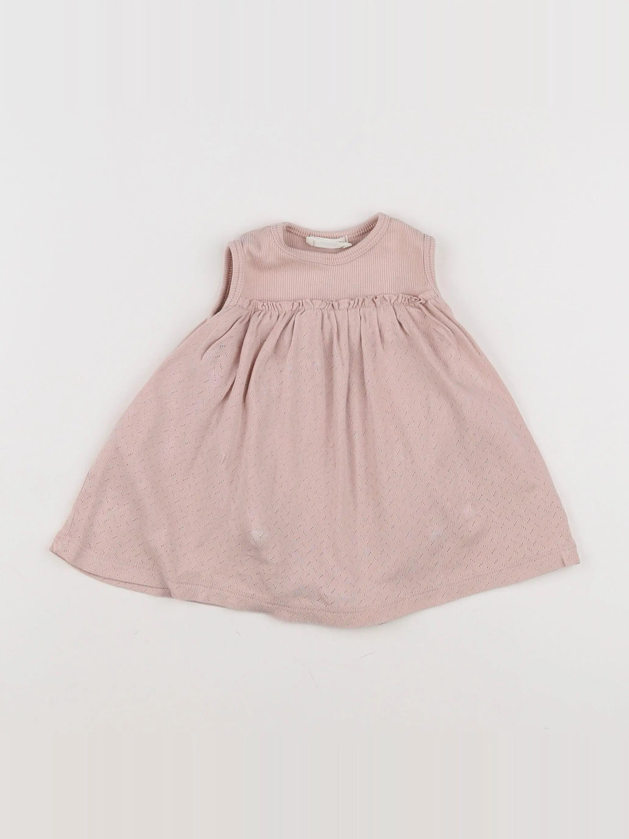 1+ In the family - body robe rose - 6 mois