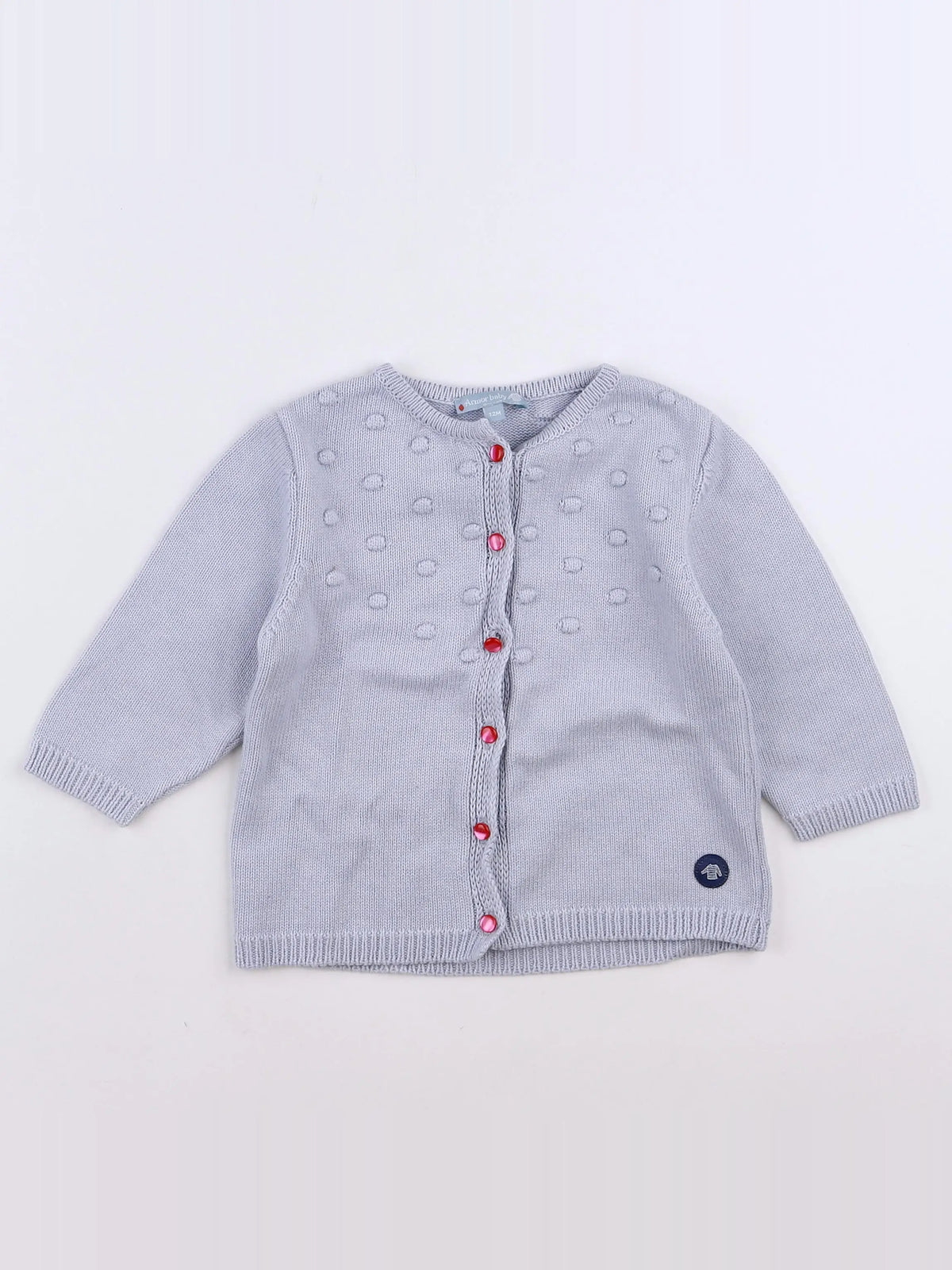 Armor Lux - gilet gris - 12 mois