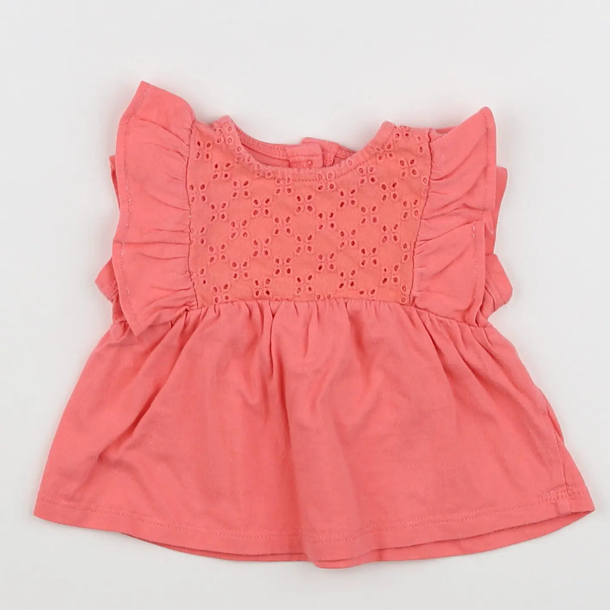 Vertbaudet - tee-shirt rose - 6 mois