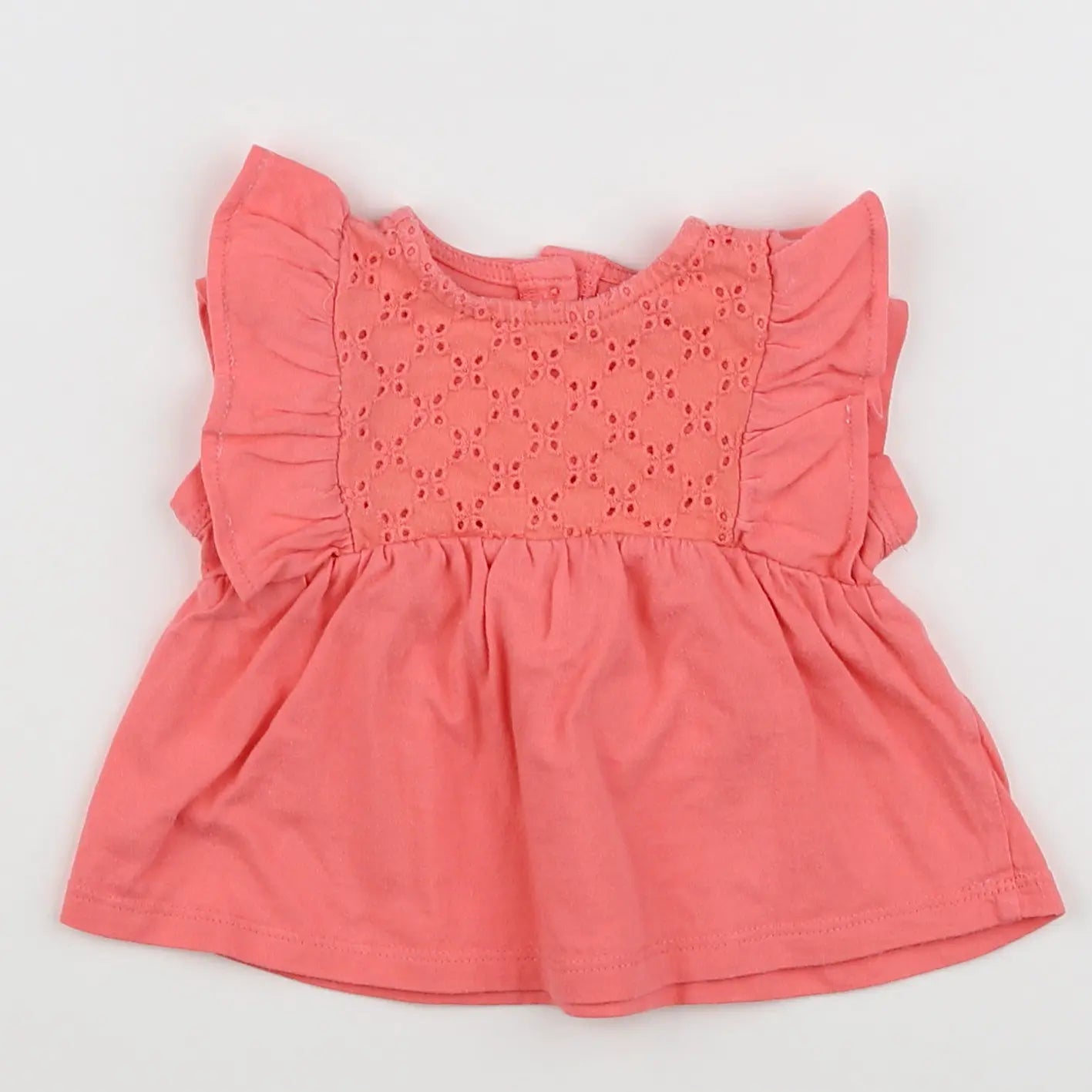 Vertbaudet - tee-shirt rose - 6 mois