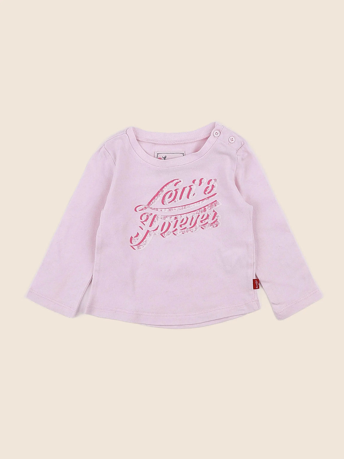 Levi's - tee-shirt rose - 12 mois