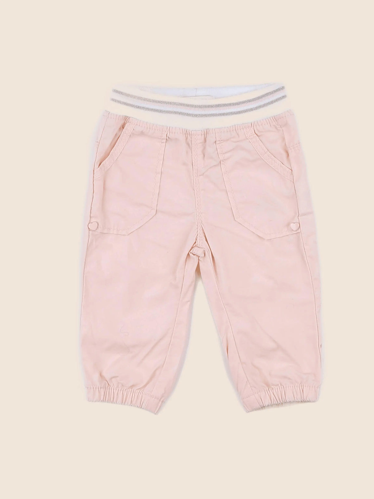 Vertbaudet - pantalon rose - 3 mois