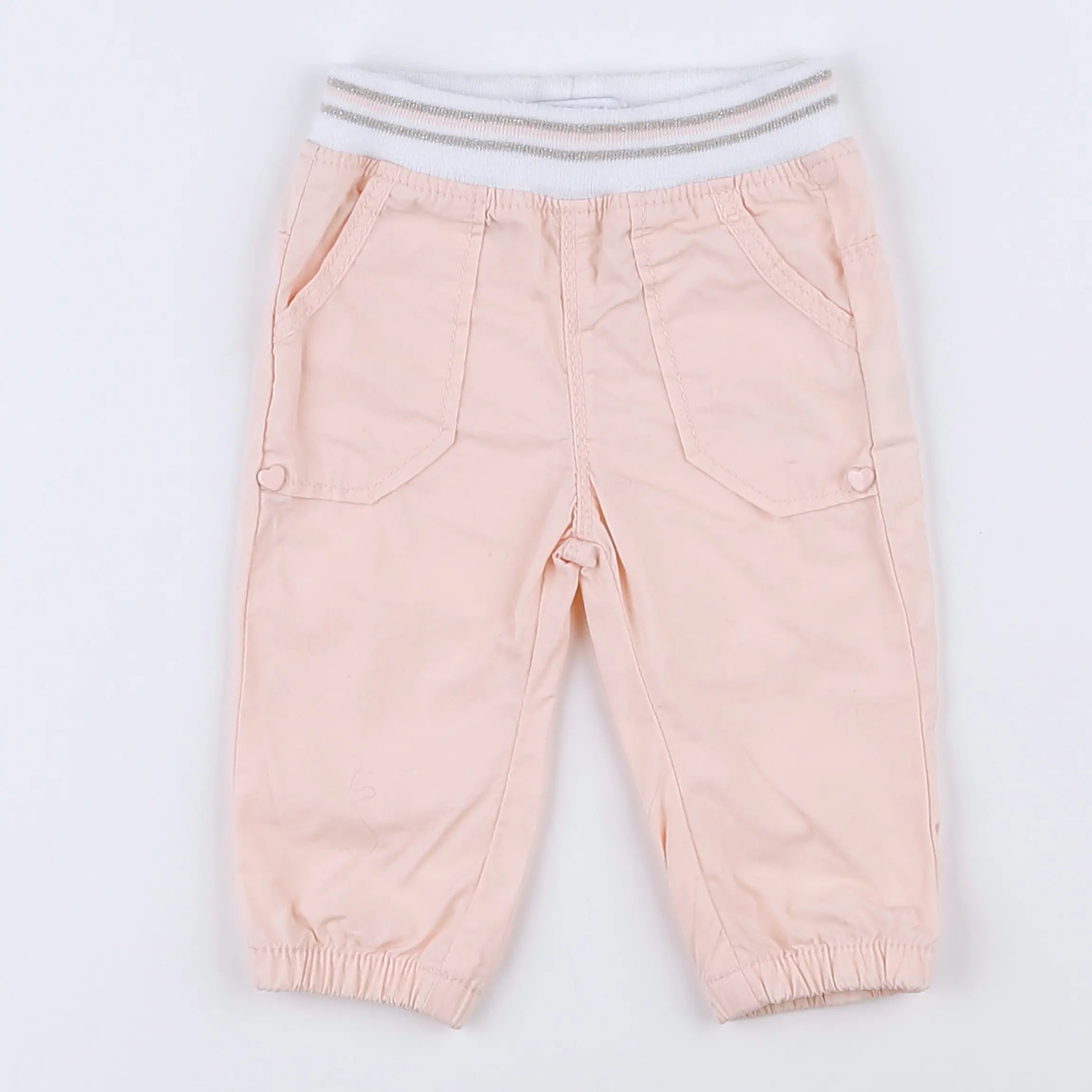 Vertbaudet - pantalon rose - 3 mois