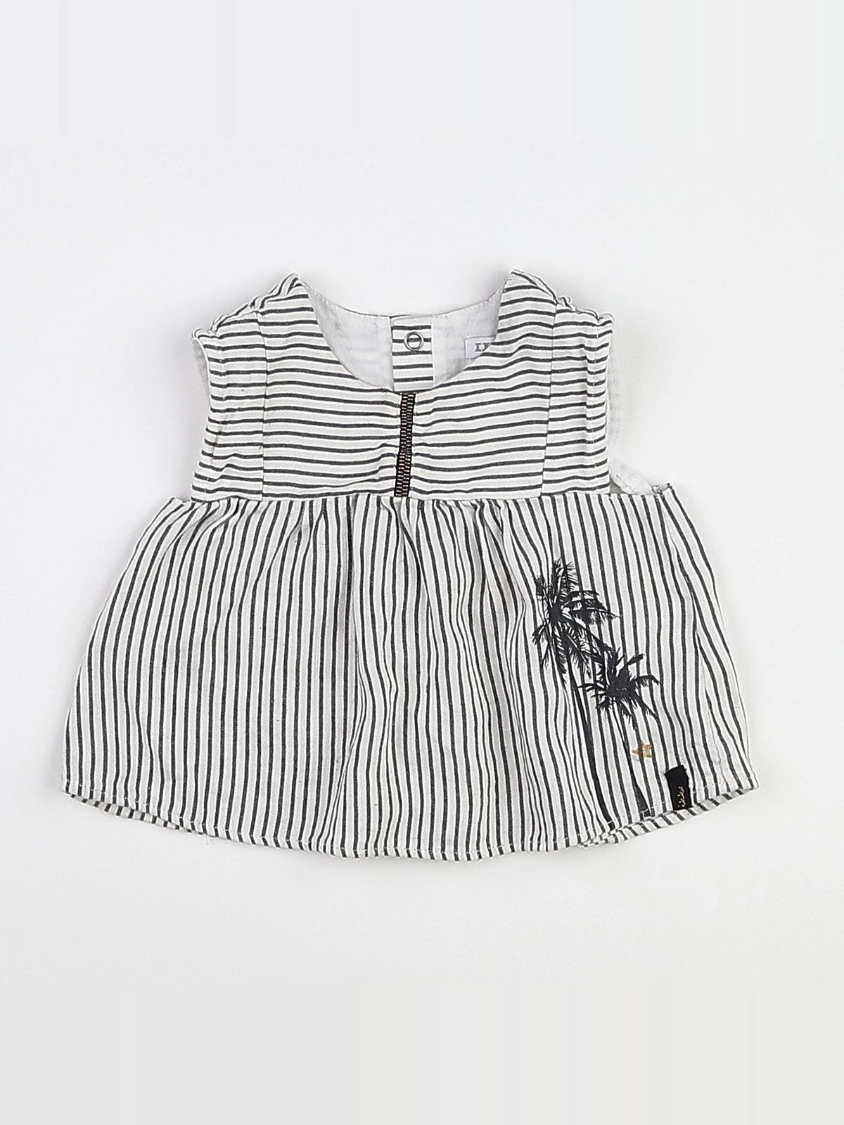 IKKS - blouse blanc, gris - 12 mois