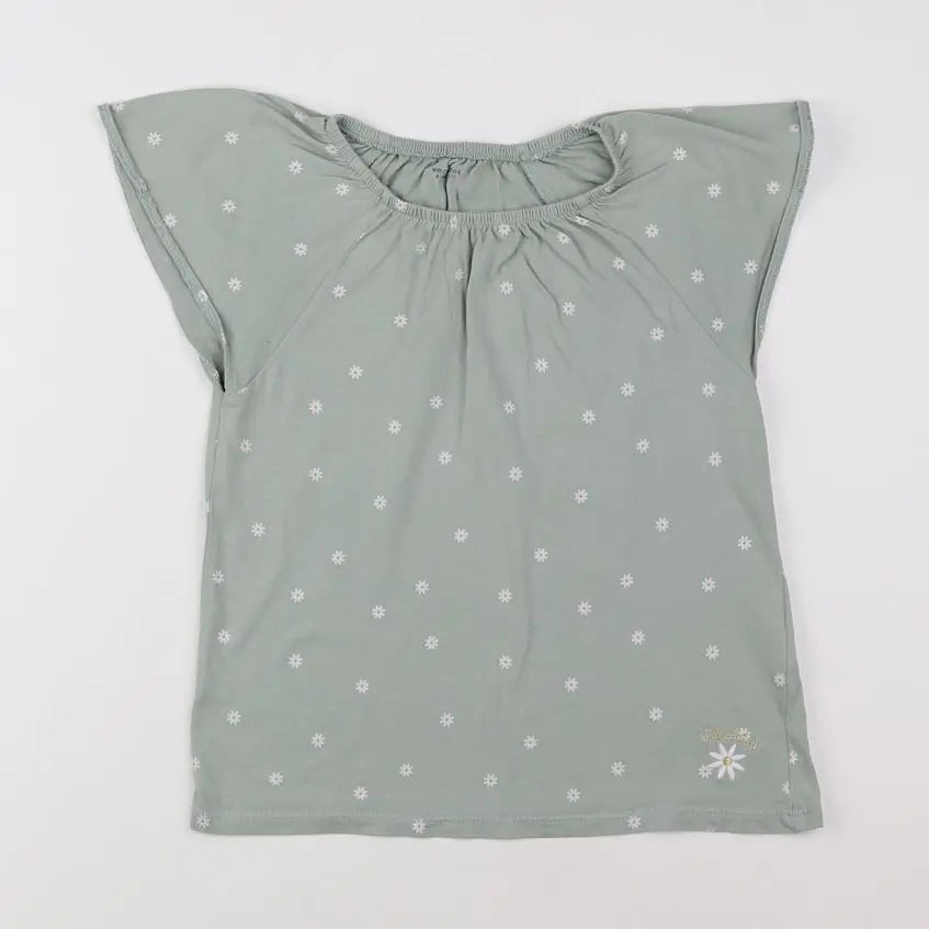 Vertbaudet - tee-shirt vert, multicolore - 8 ans