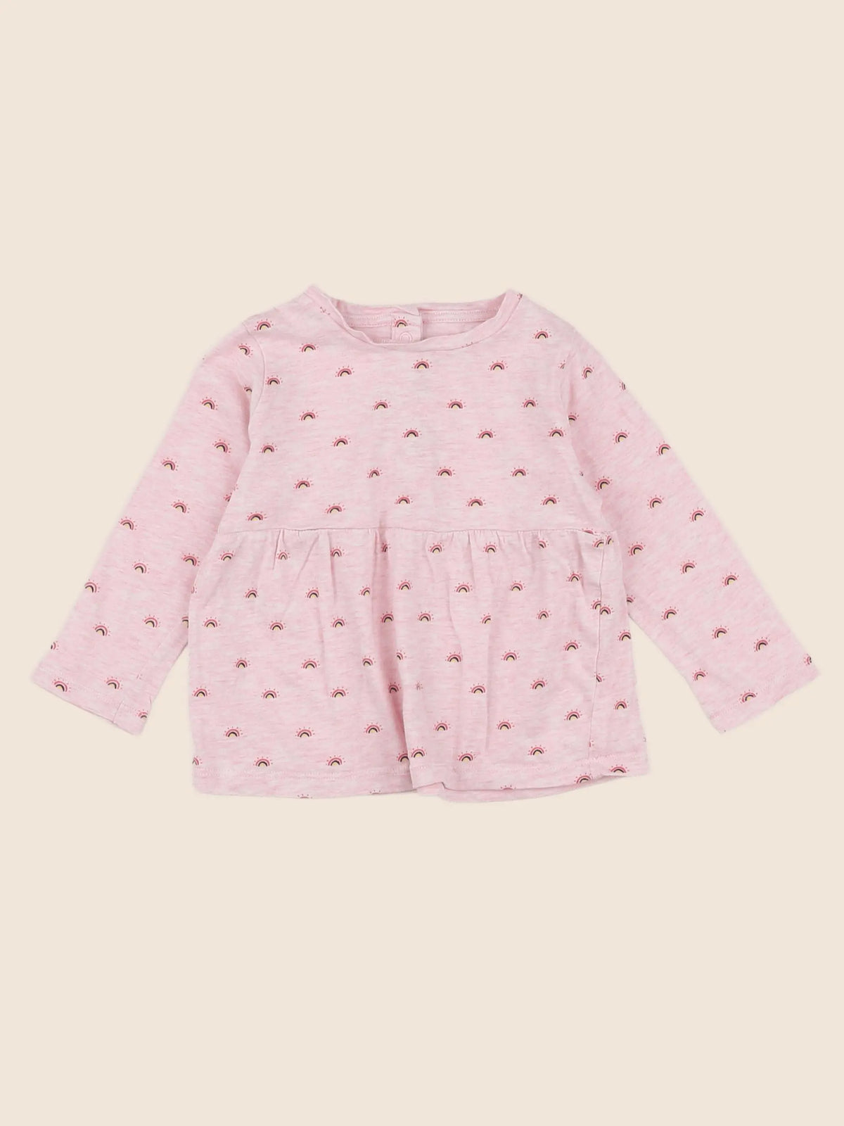 Vertbaudet - tee-shirt rose - 12 mois