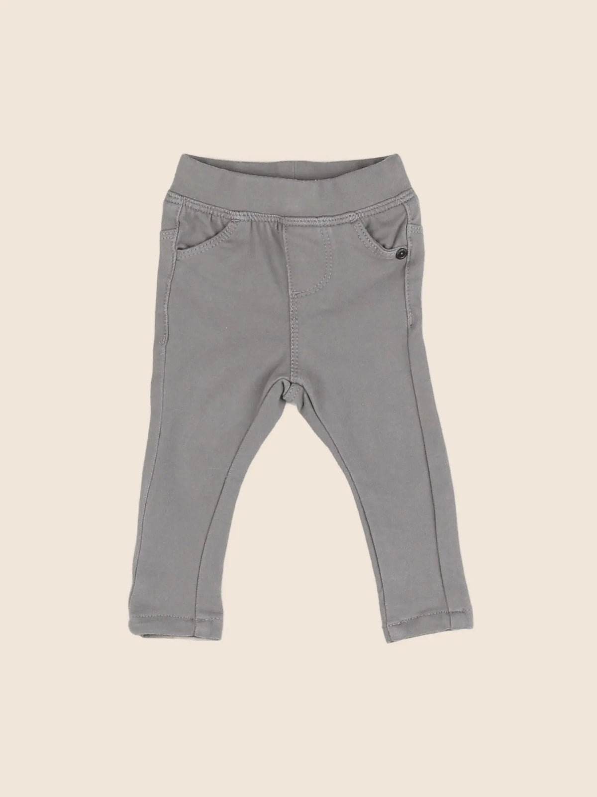Vertbaudet - jegging gris - 3 mois