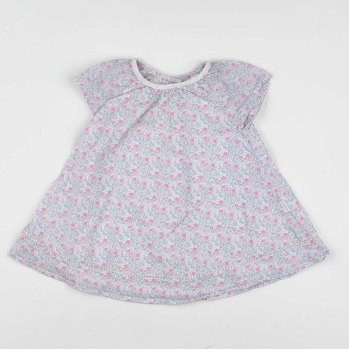 Vertbaudet - robe multicolore - 6 mois