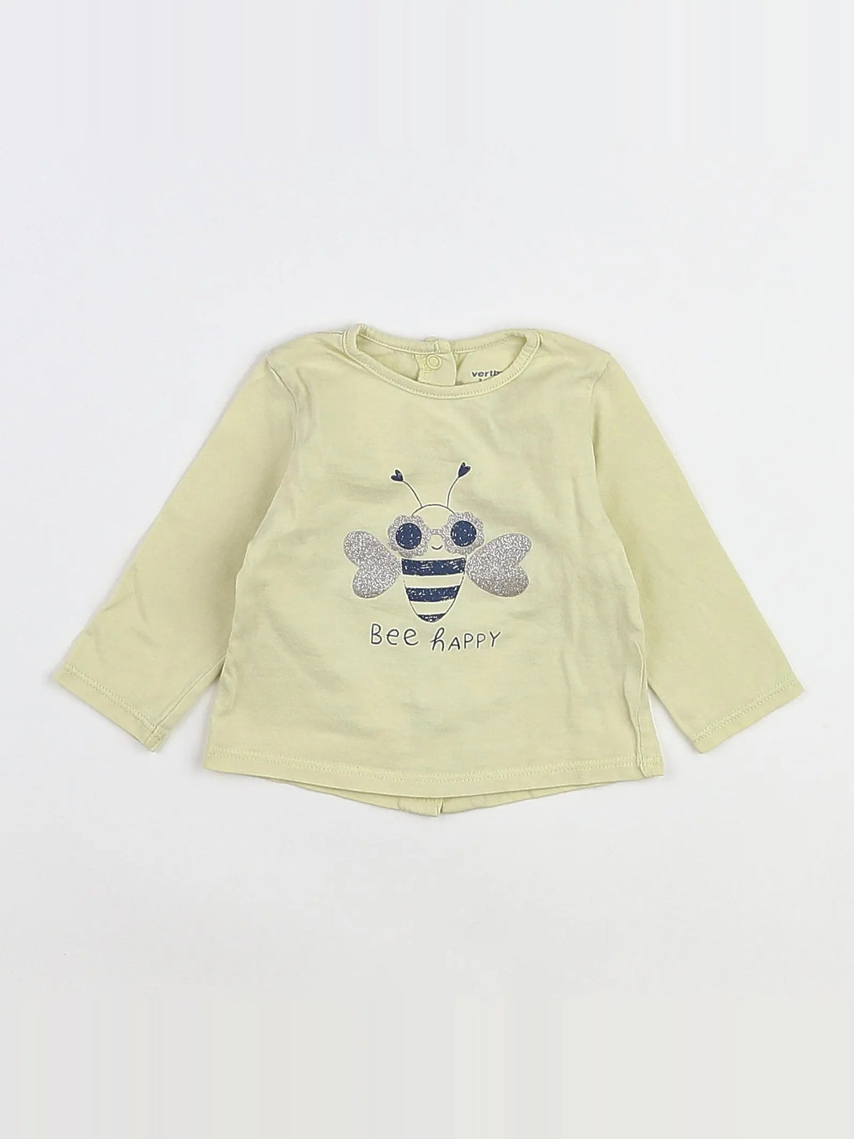 Tape à l'oeil - tee-shirt jaune - 3 mois