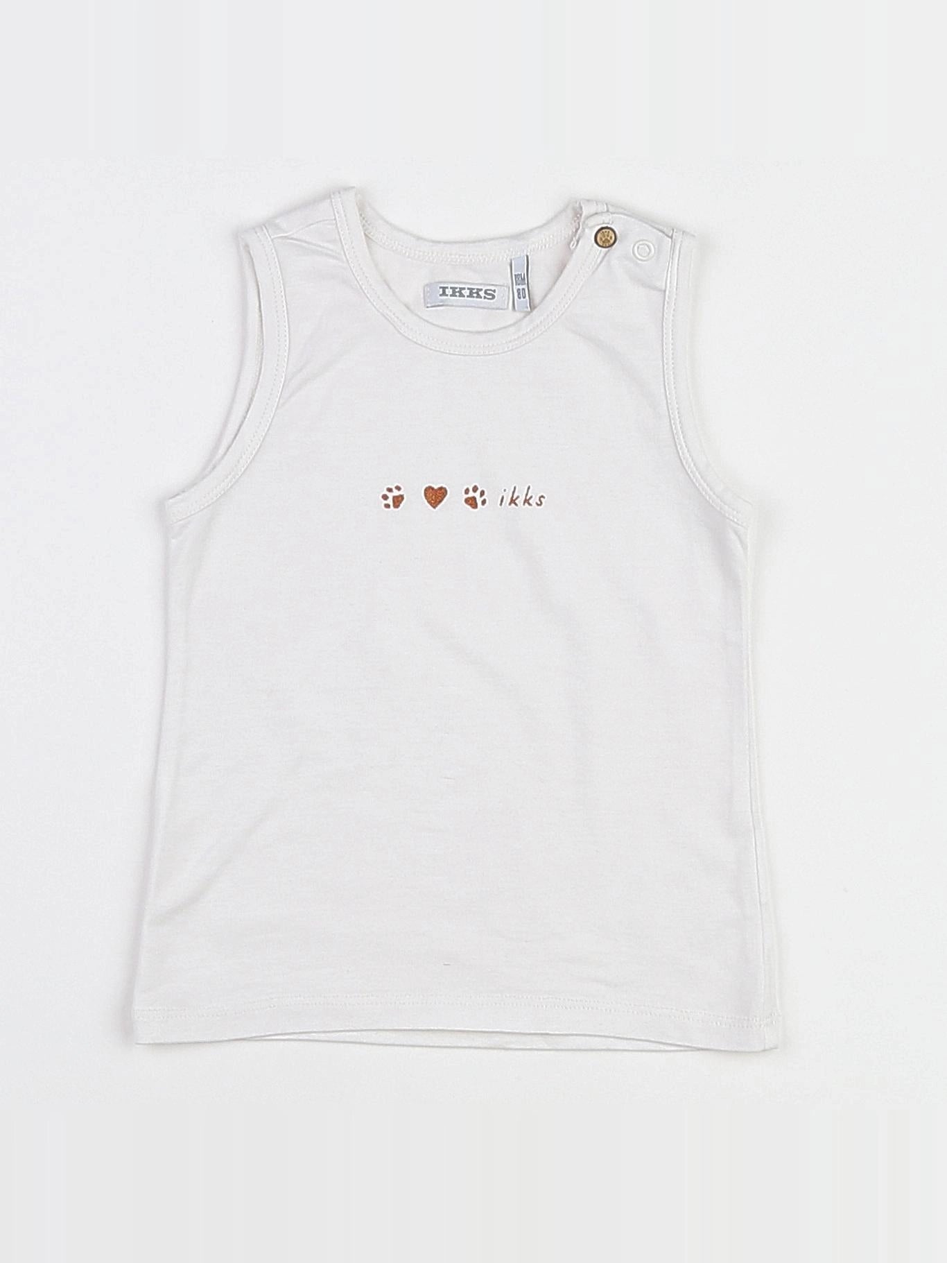 IKKS - débardeur blanc - 18 mois
