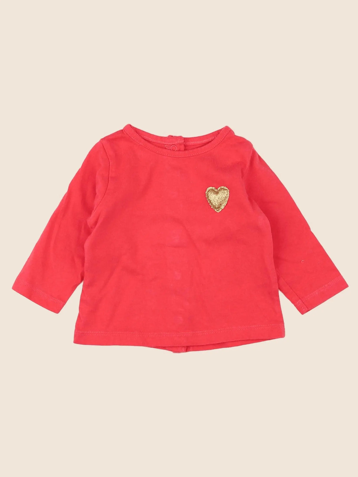 Vertbaudet - tee-shirt rose - 3 mois