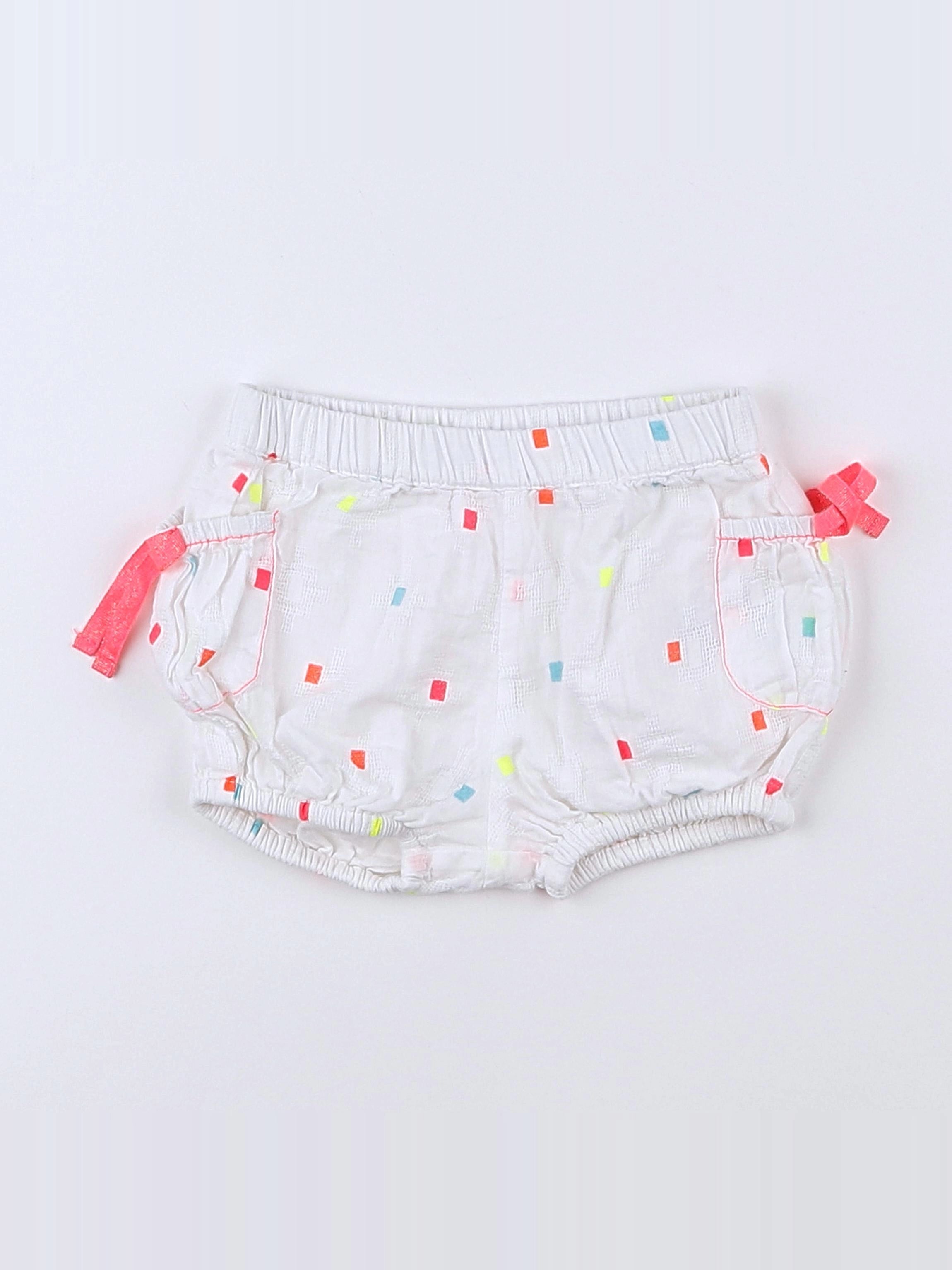 Billie Blush - bloomer blanc - 3 mois