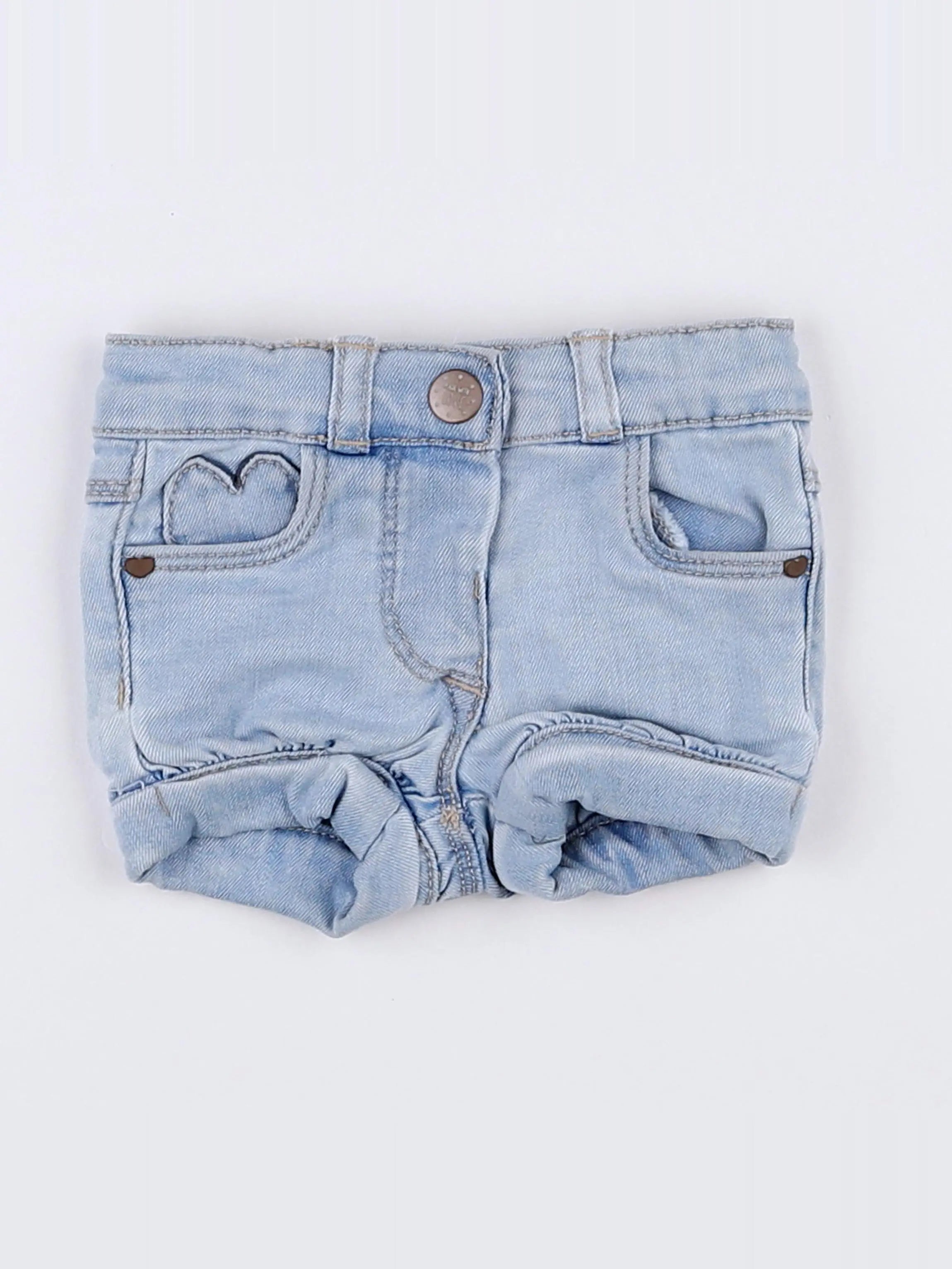 Tape à l'oeil - short bleu - 3 mois