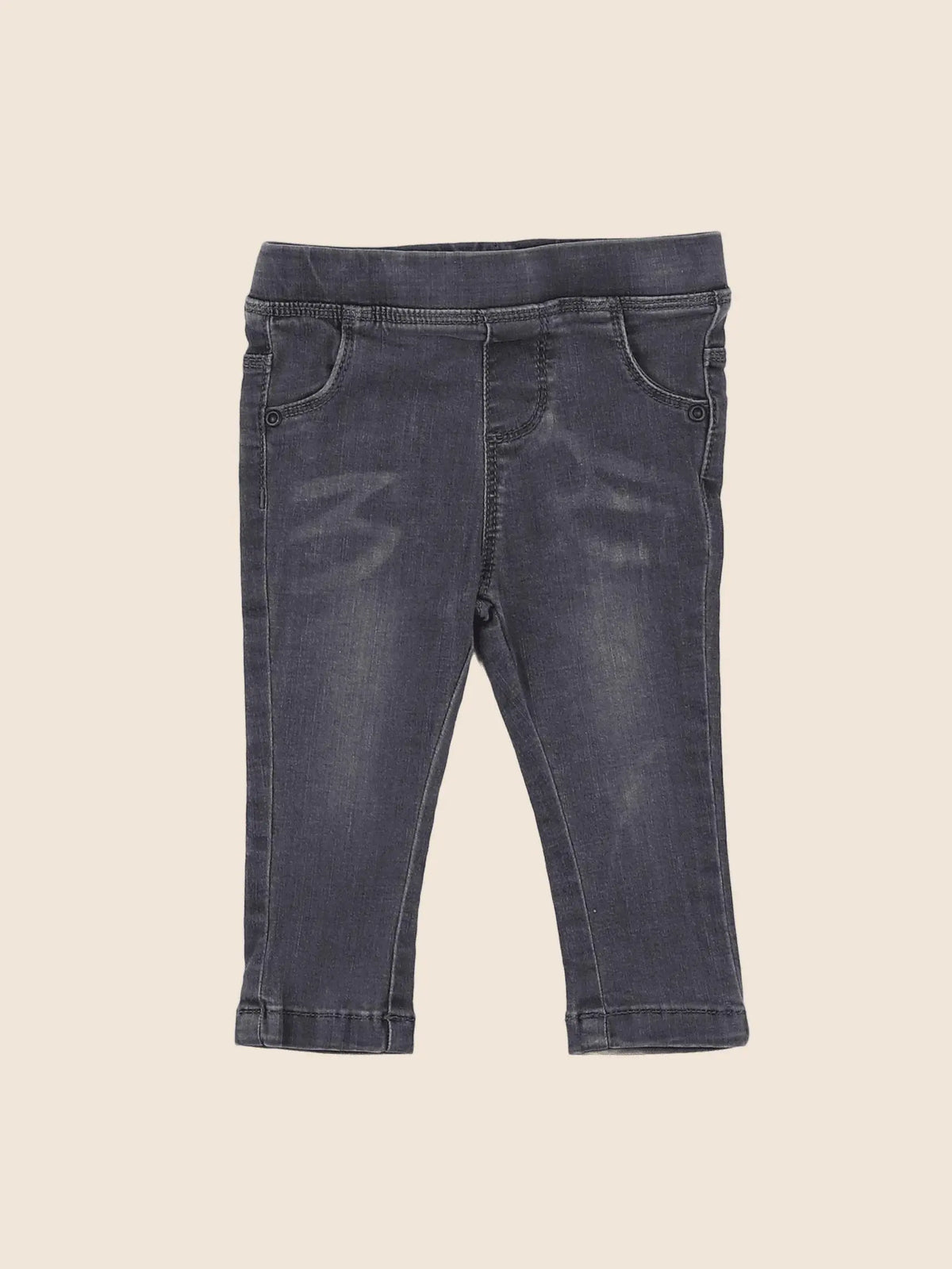 Vertbaudet - jegging gris - 12 mois