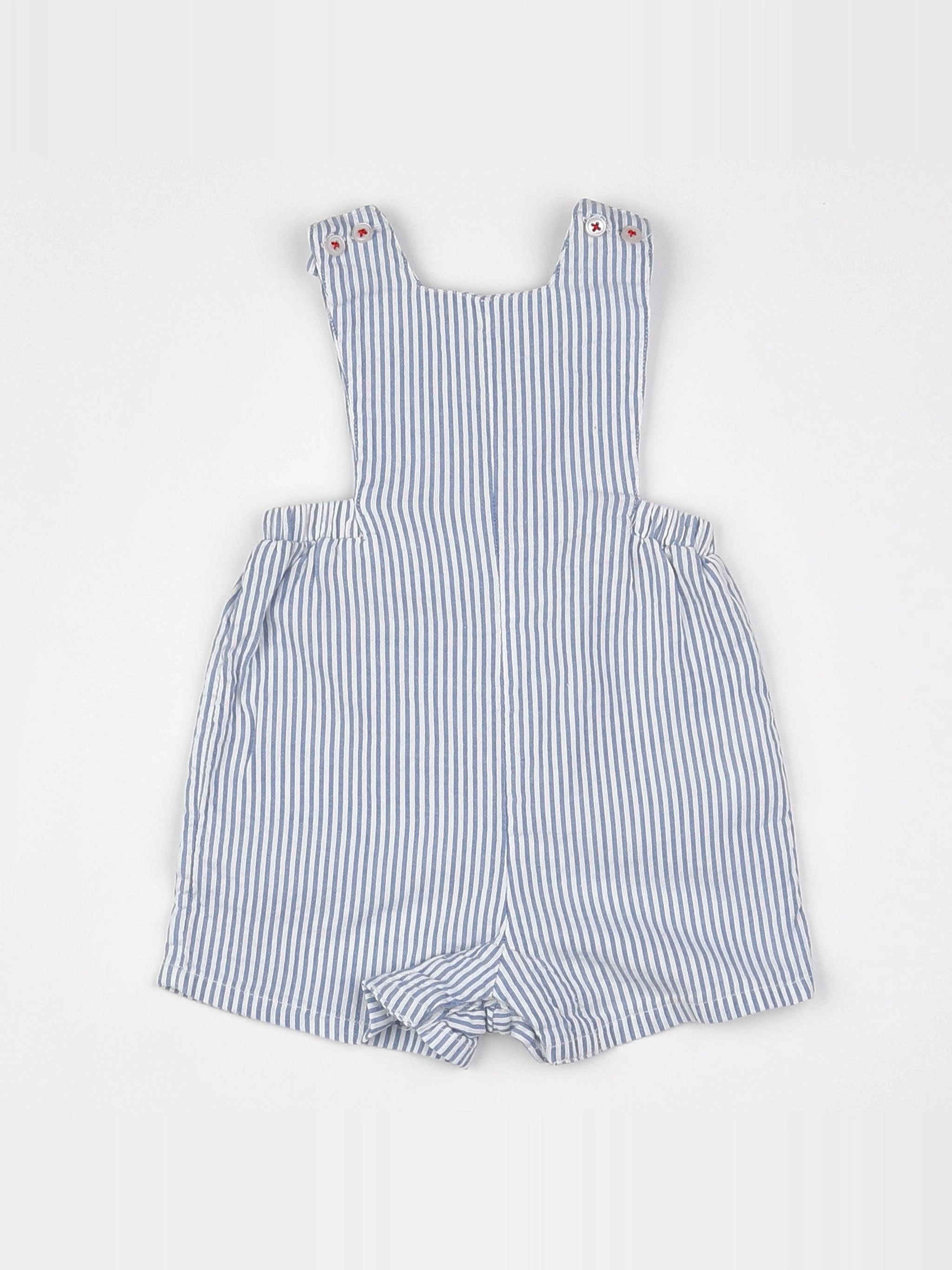 Boutchou - combinaison bleu - 3 mois