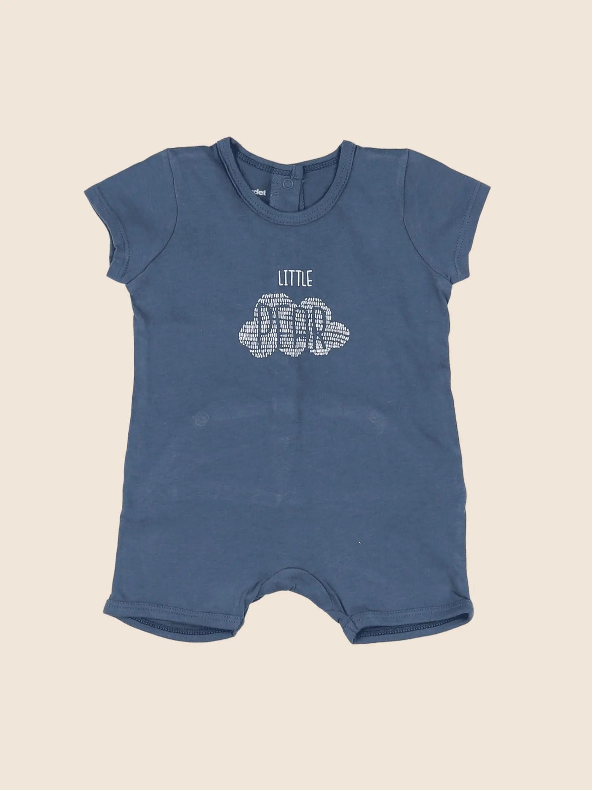 Vertbaudet - pyjama coton bleu - 3 mois