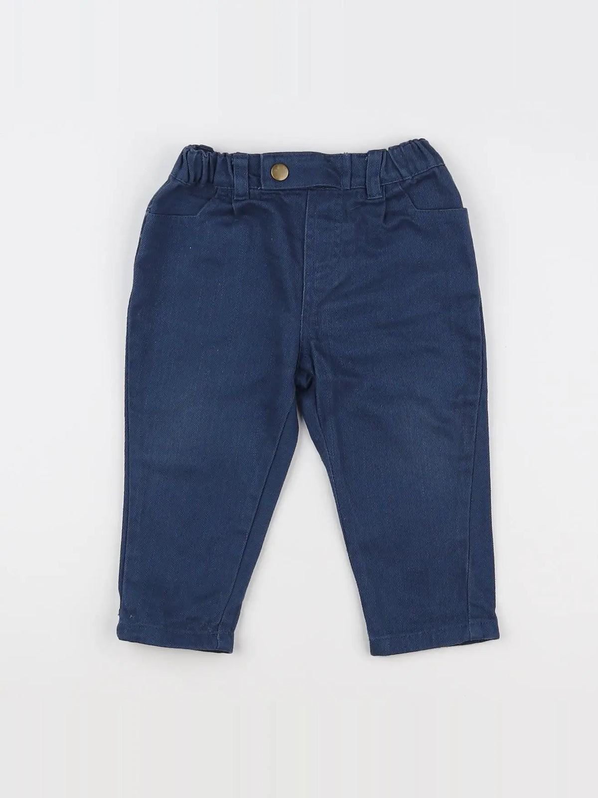 Boutchou - pantalon bleu - 12 mois