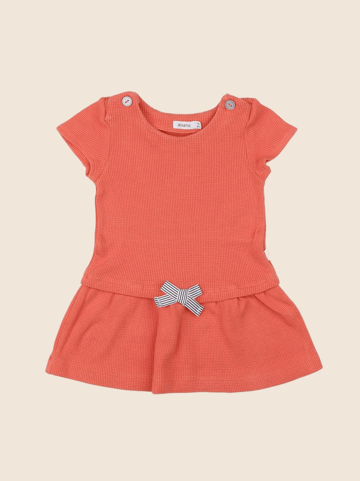 Absorba - robe orange - 18 mois