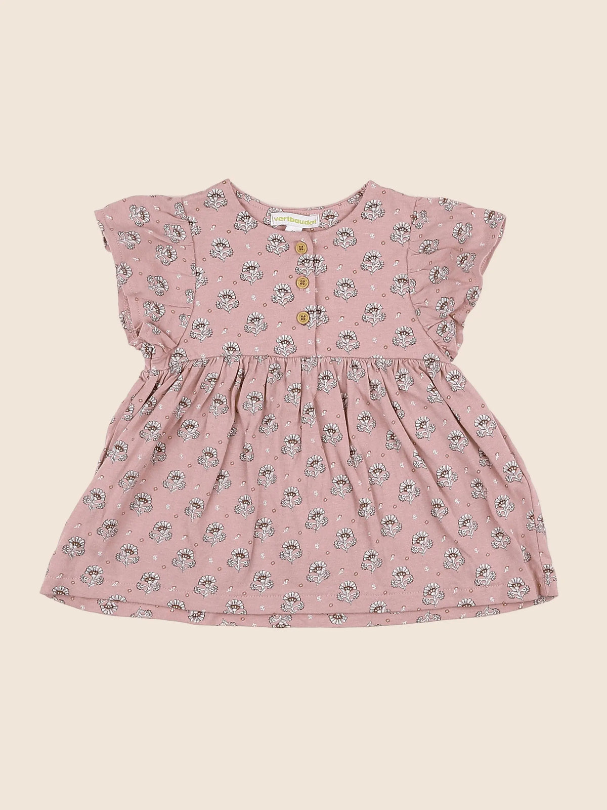 Vertbaudet - robe rose - 6 mois