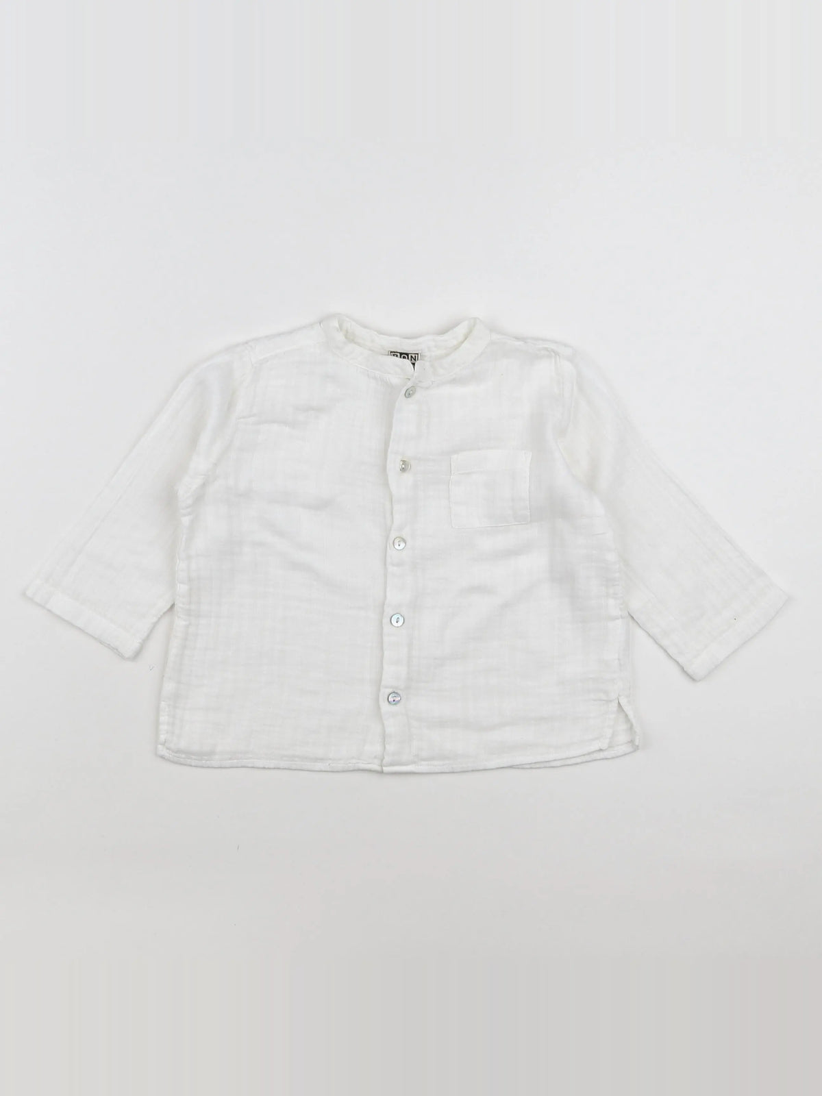 Bonton - chemise blanc - 18 mois