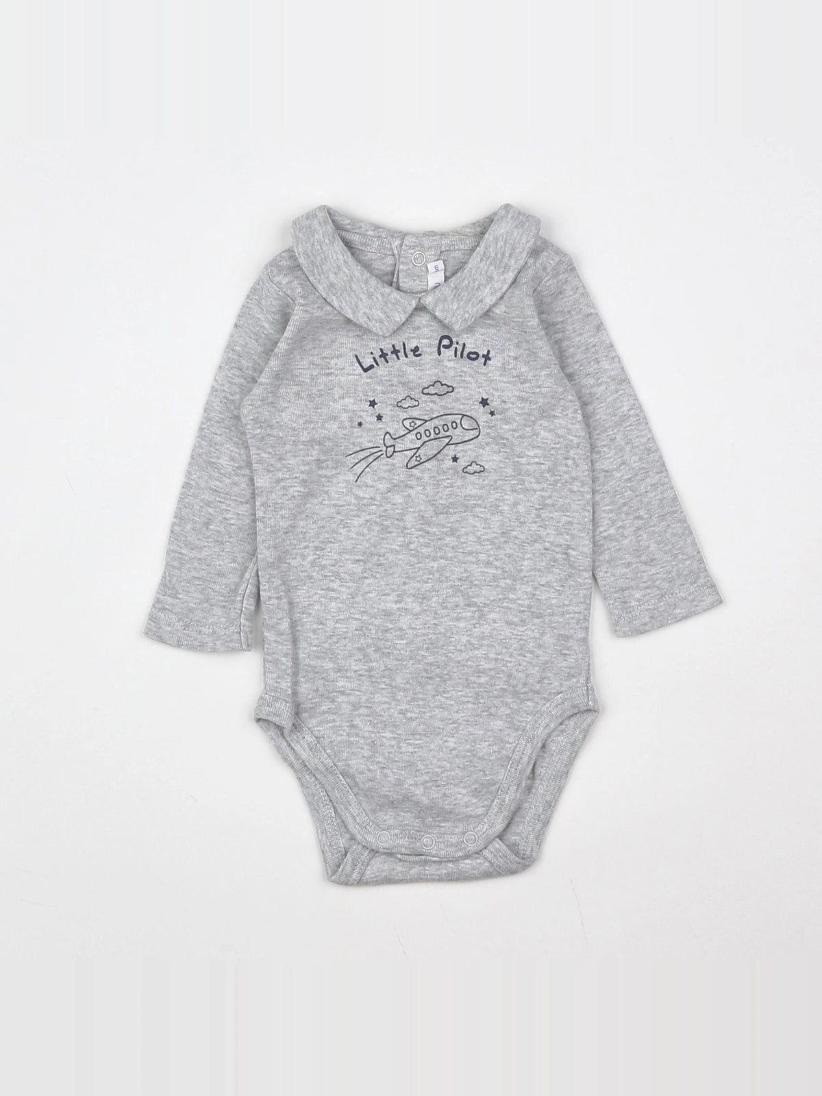 Boutchou - body vetement gris - 3 mois