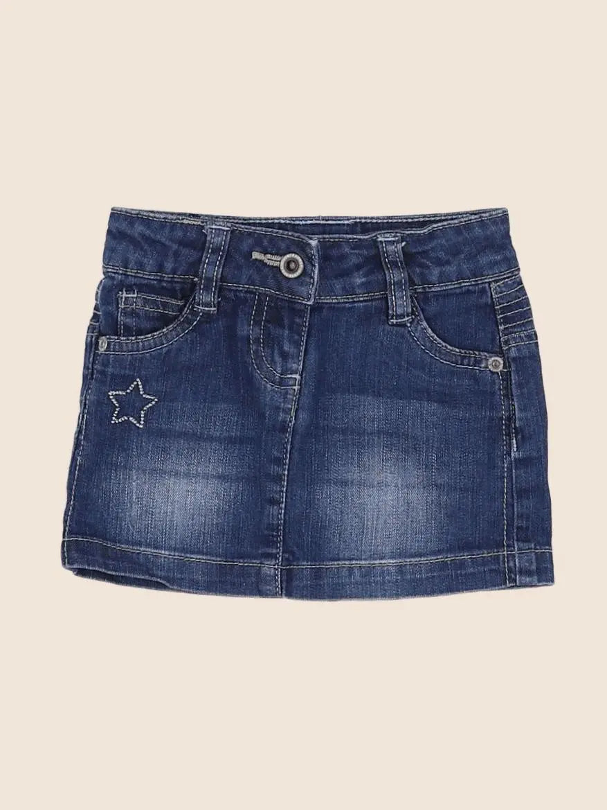 Vertbaudet - jupe bleu - 2 ans