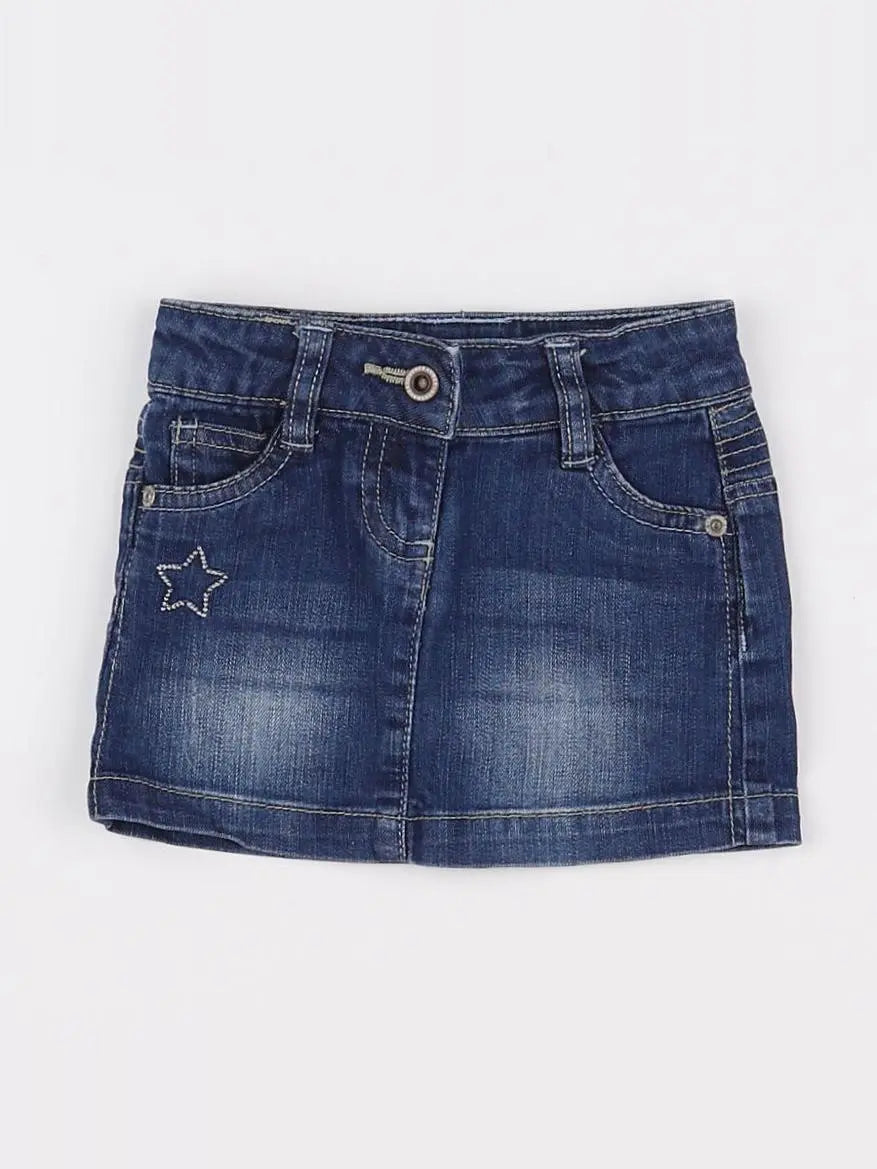 Vertbaudet - jupe bleu - 2 ans