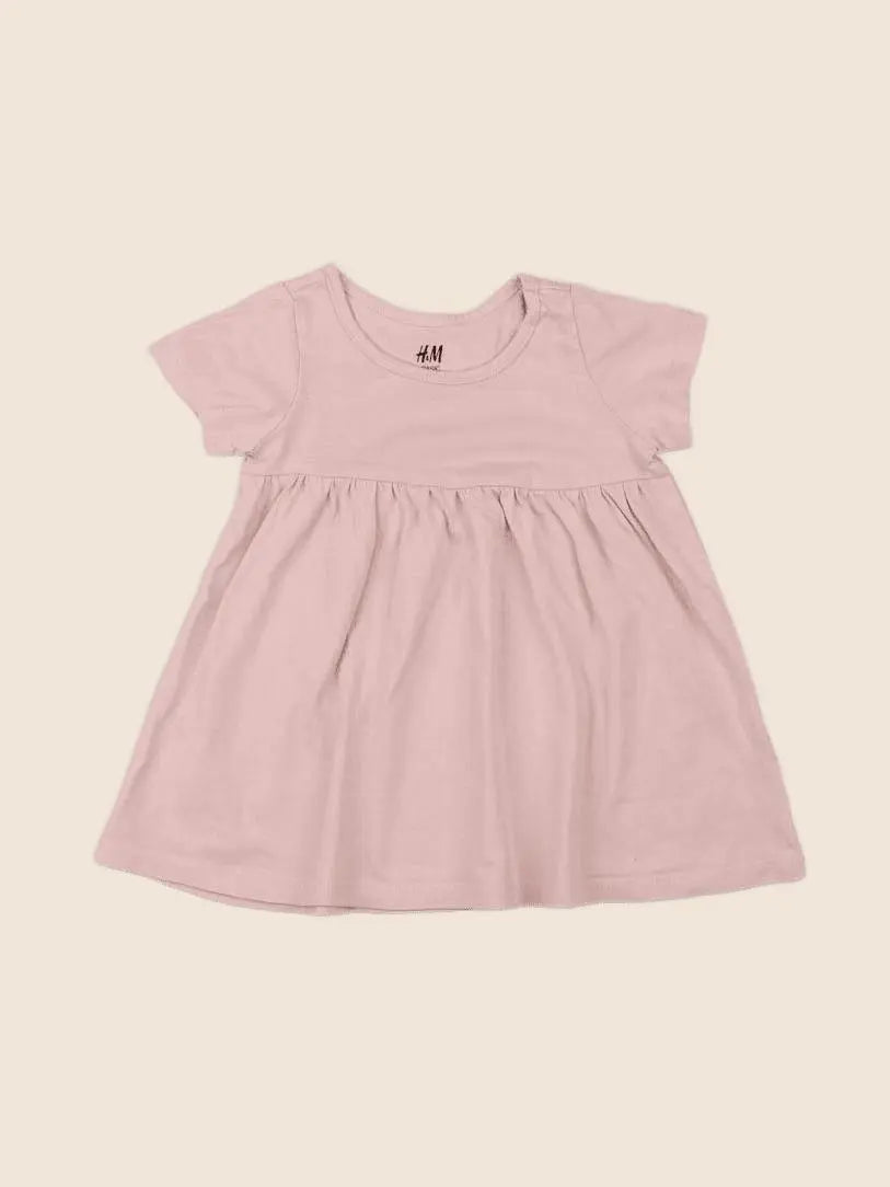 H&M - robe rose - 9 mois
