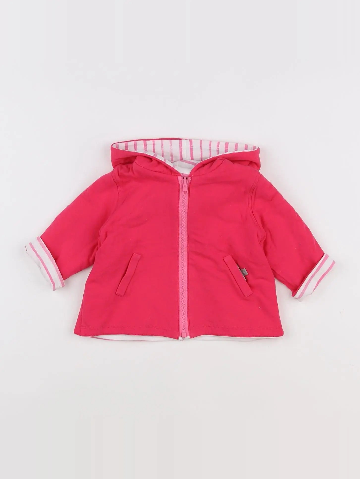 Catimini - sweat réversible rose - 6 mois