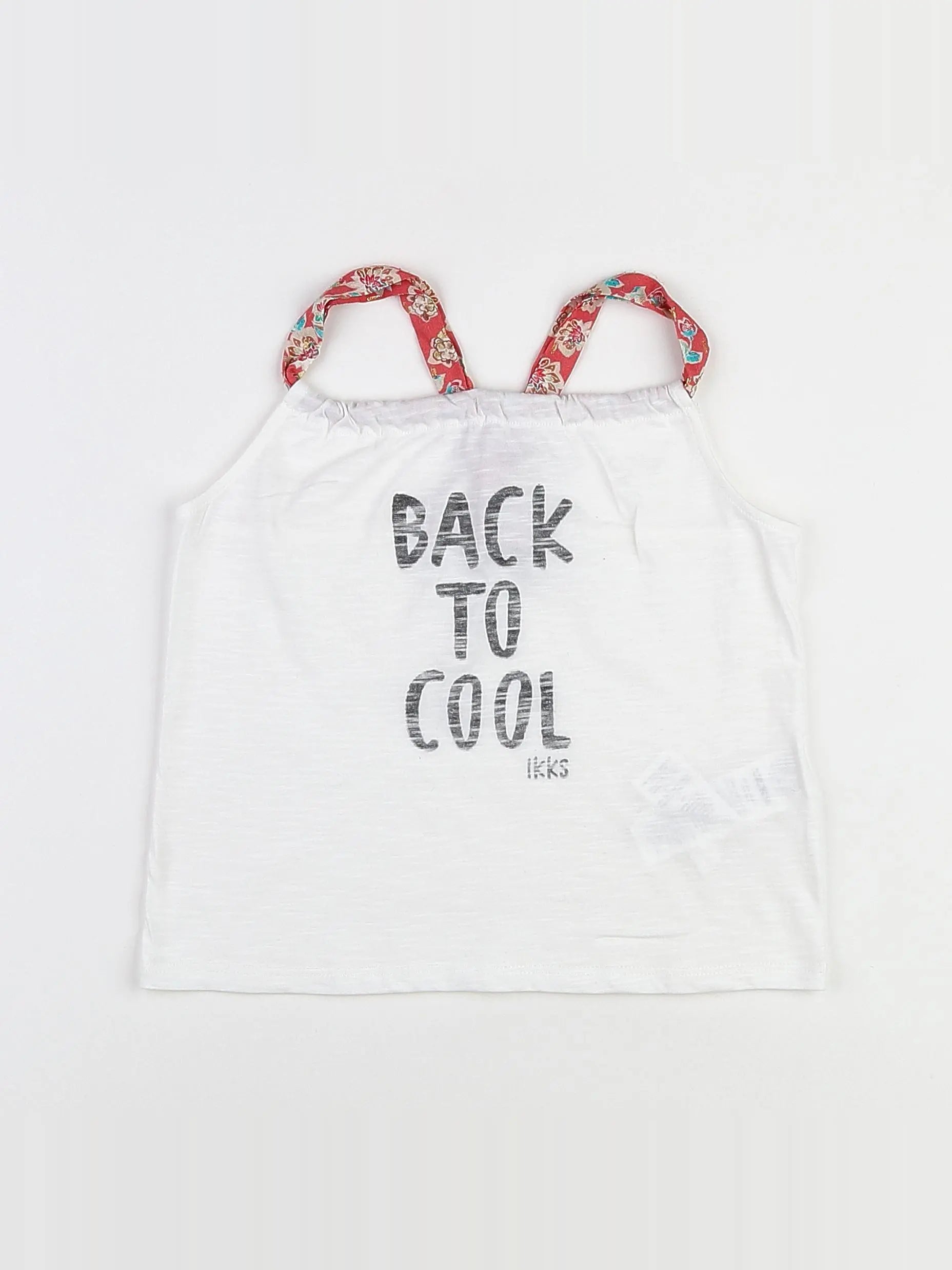 IKKS - tee-shirt blanc - 8 ans