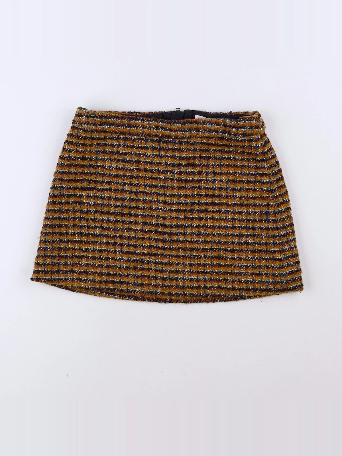 Bonpoint - jupe marron, bleu - 6 ans