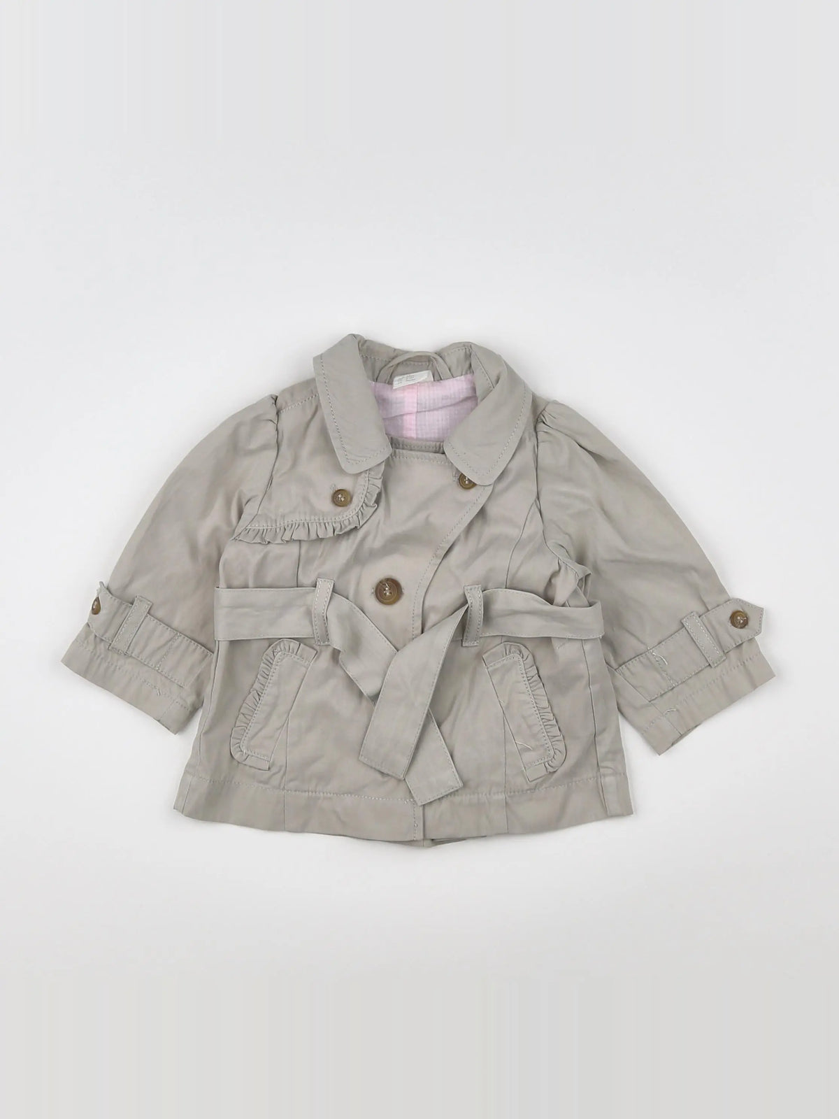 H&M - trench beige - 3 mois