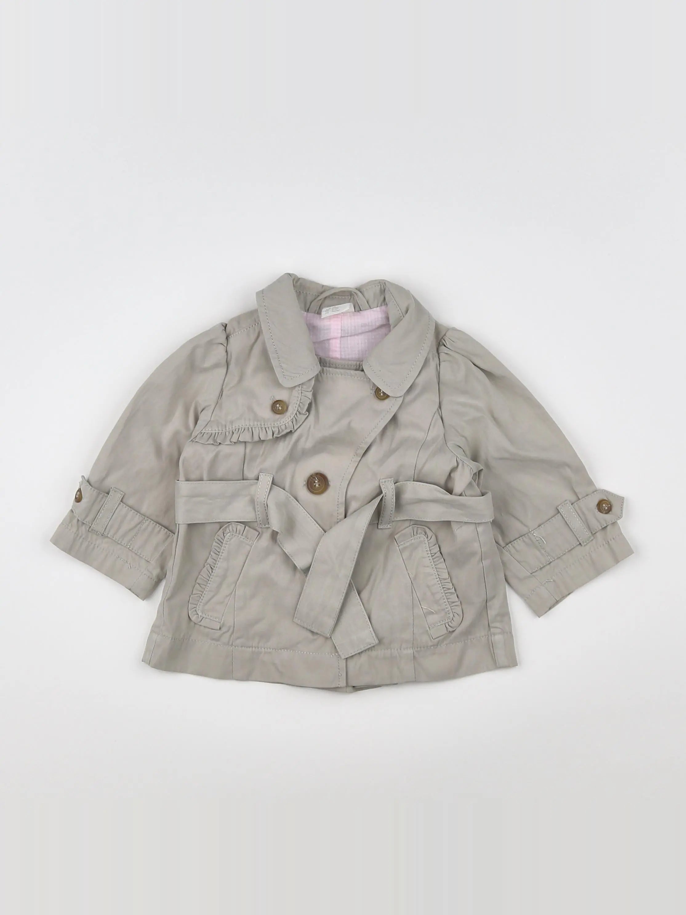 H&M - trench beige - 3 mois