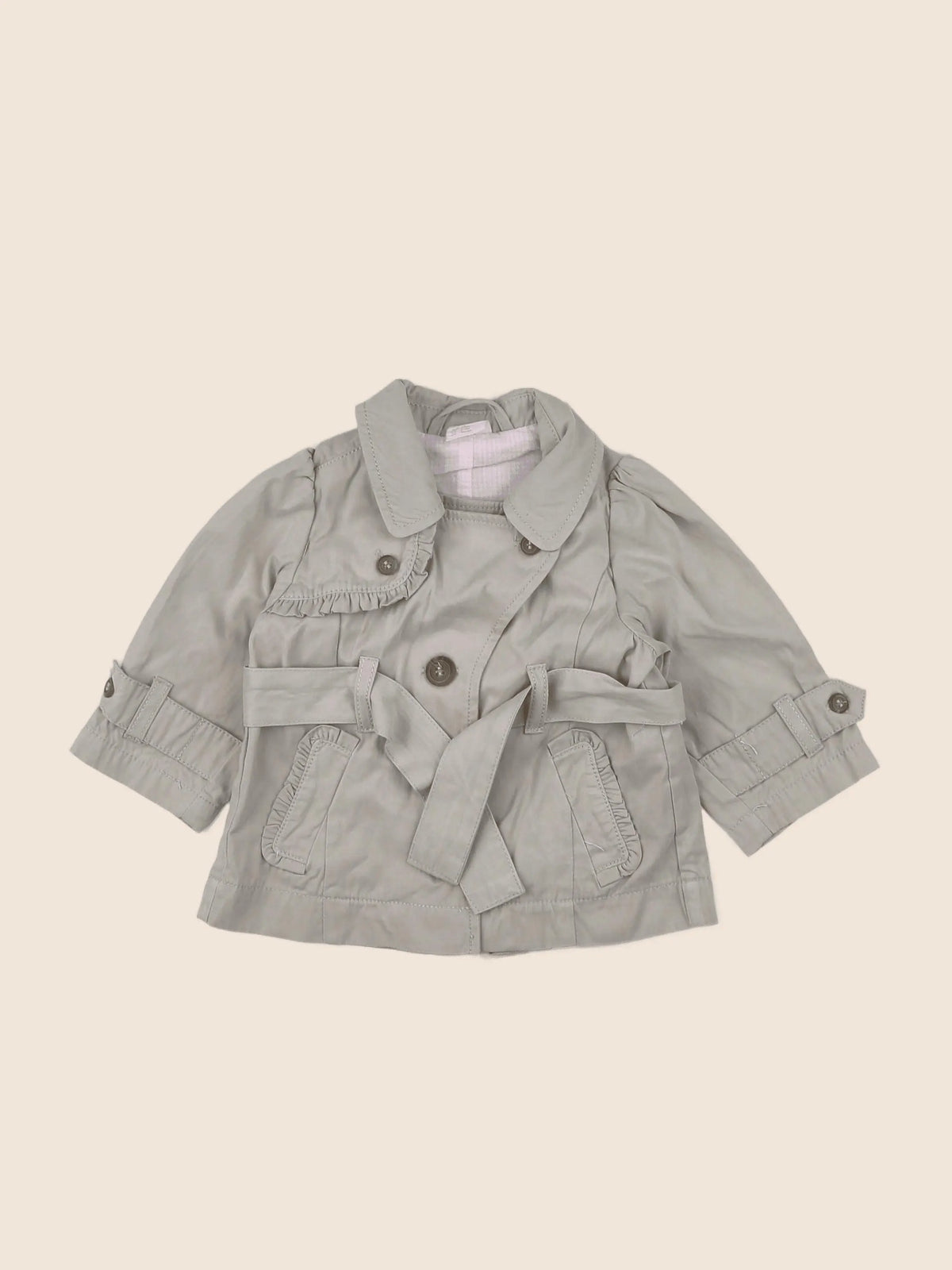 H&M - trench beige - 3 mois