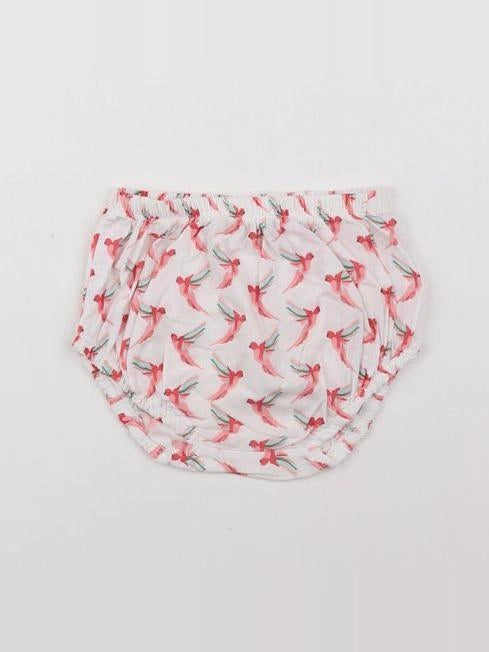 Natalys - bloomer blanc, rose - 9 mois